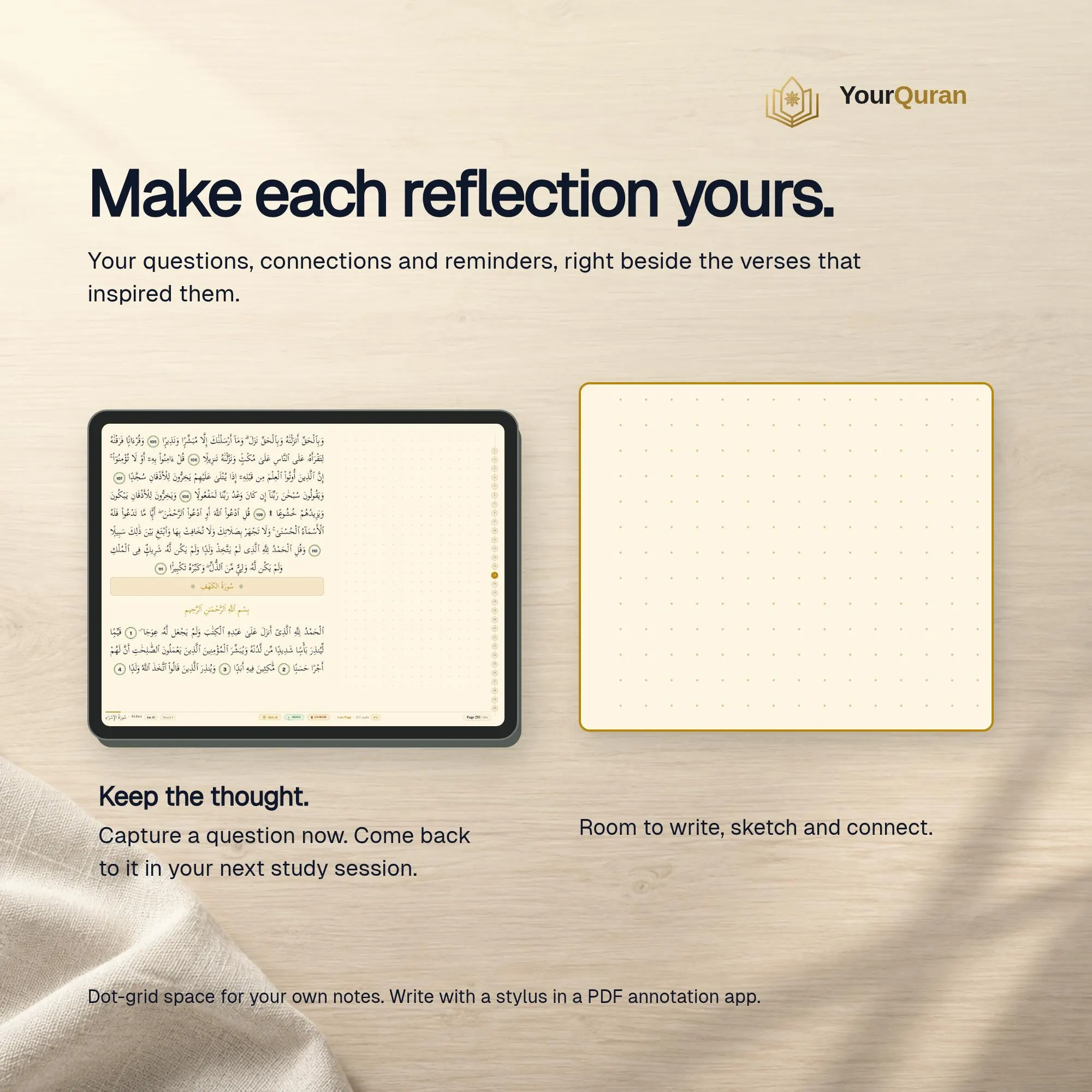 Talebe Quran Study Companion – Arabic Notes, English Translation (Digital PDF) - image 5