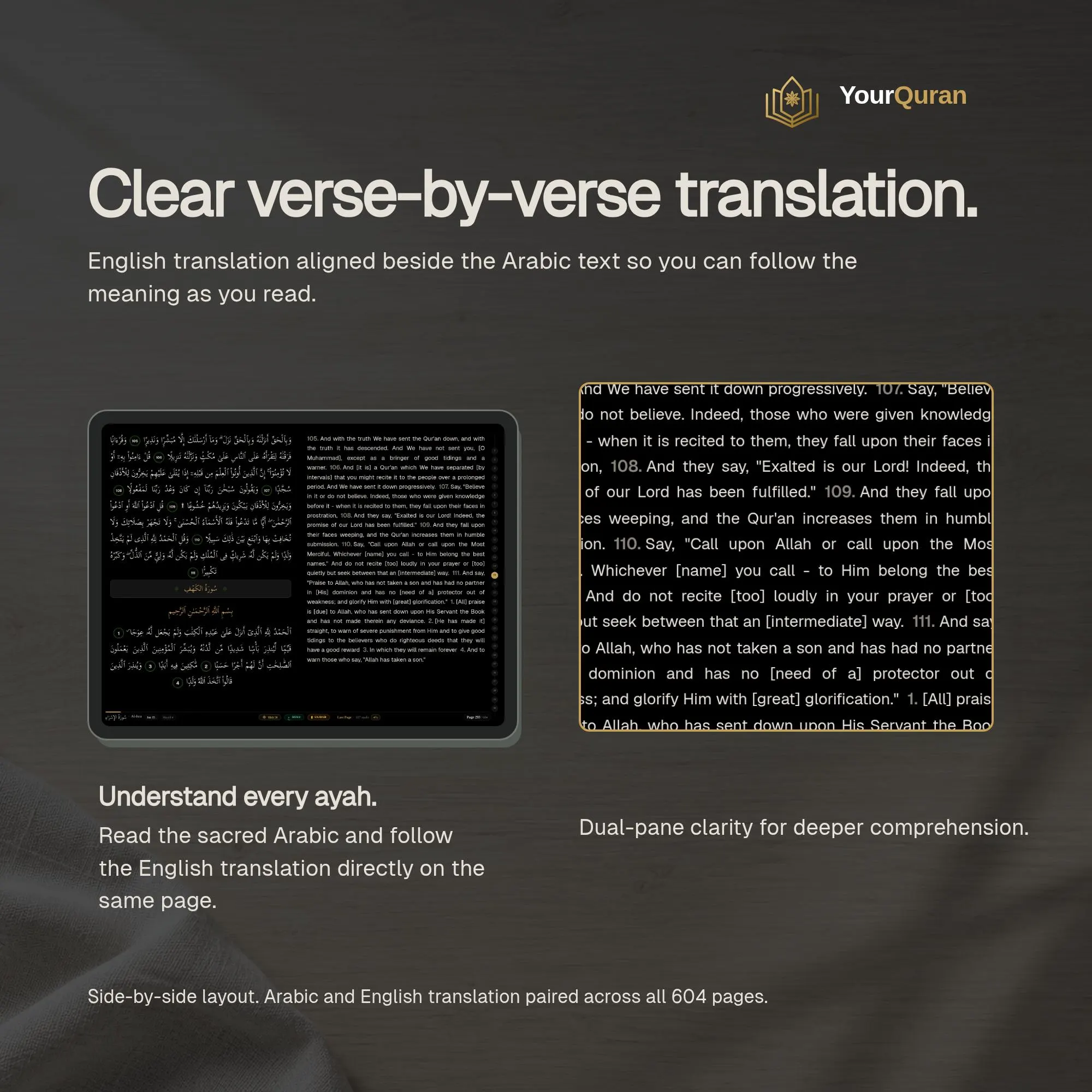OLED Midnight Quran Study Companion – Arabic/English Translation (Digital PDF) - image 5