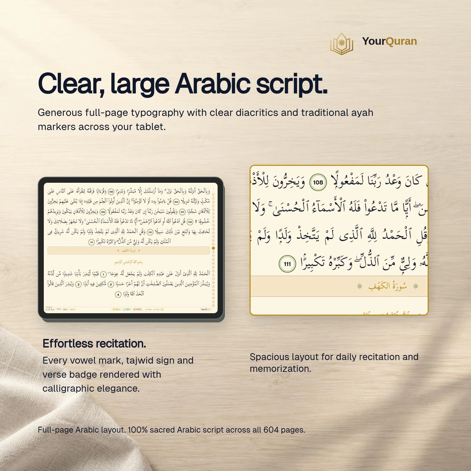 Hafiz Bundle: Arabic Quran Study Companion (Safa Theme) + 6 Kufi Prints (Digital Download) - image 5
