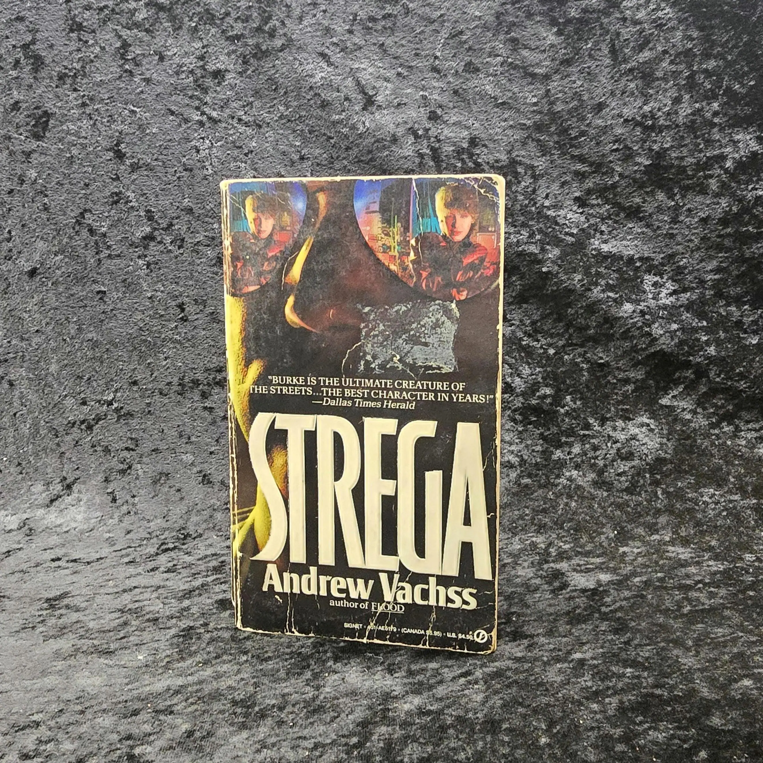 Strega by Andrew Vachss - 1988 Vintage mystery crime thriller paperback book