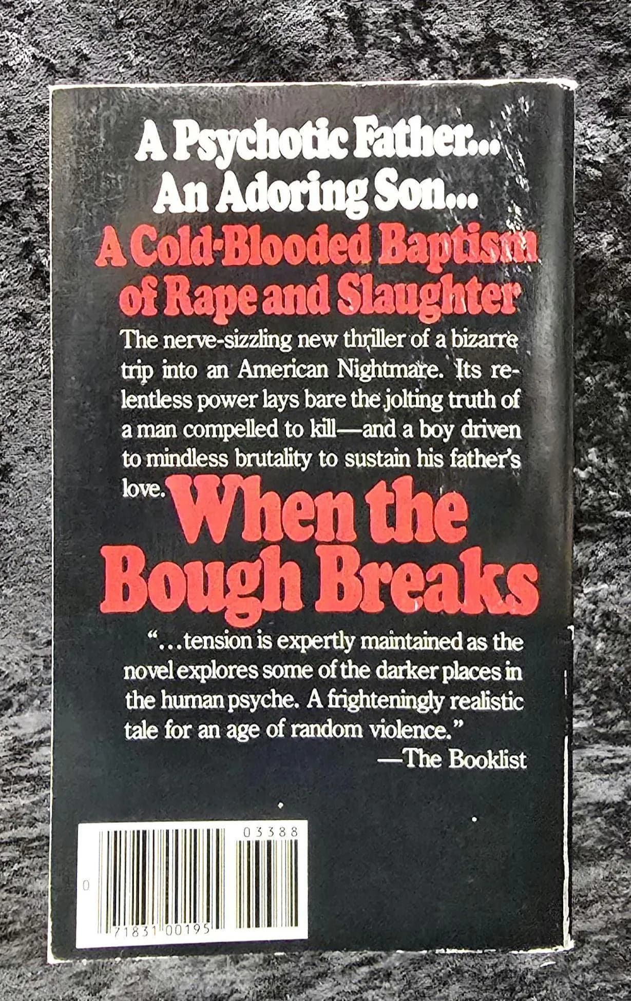 When the Bough Breaks by Stuart Rosenberg - 1977 Vintage horror paperback book - image 4