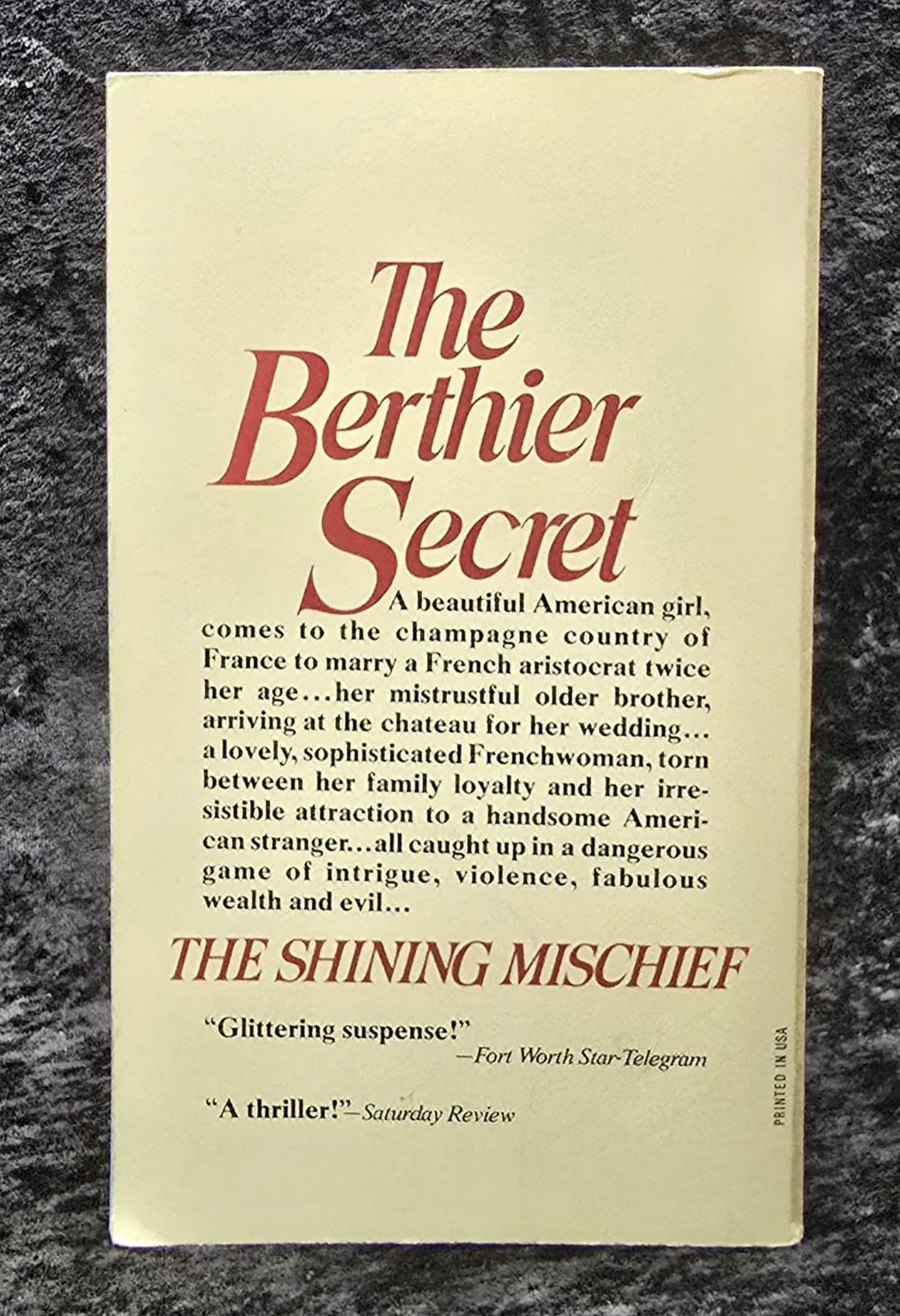 The Shining Mischief by Barbara Levy - 1972 Vintage Gothic romance paperback book - image 3