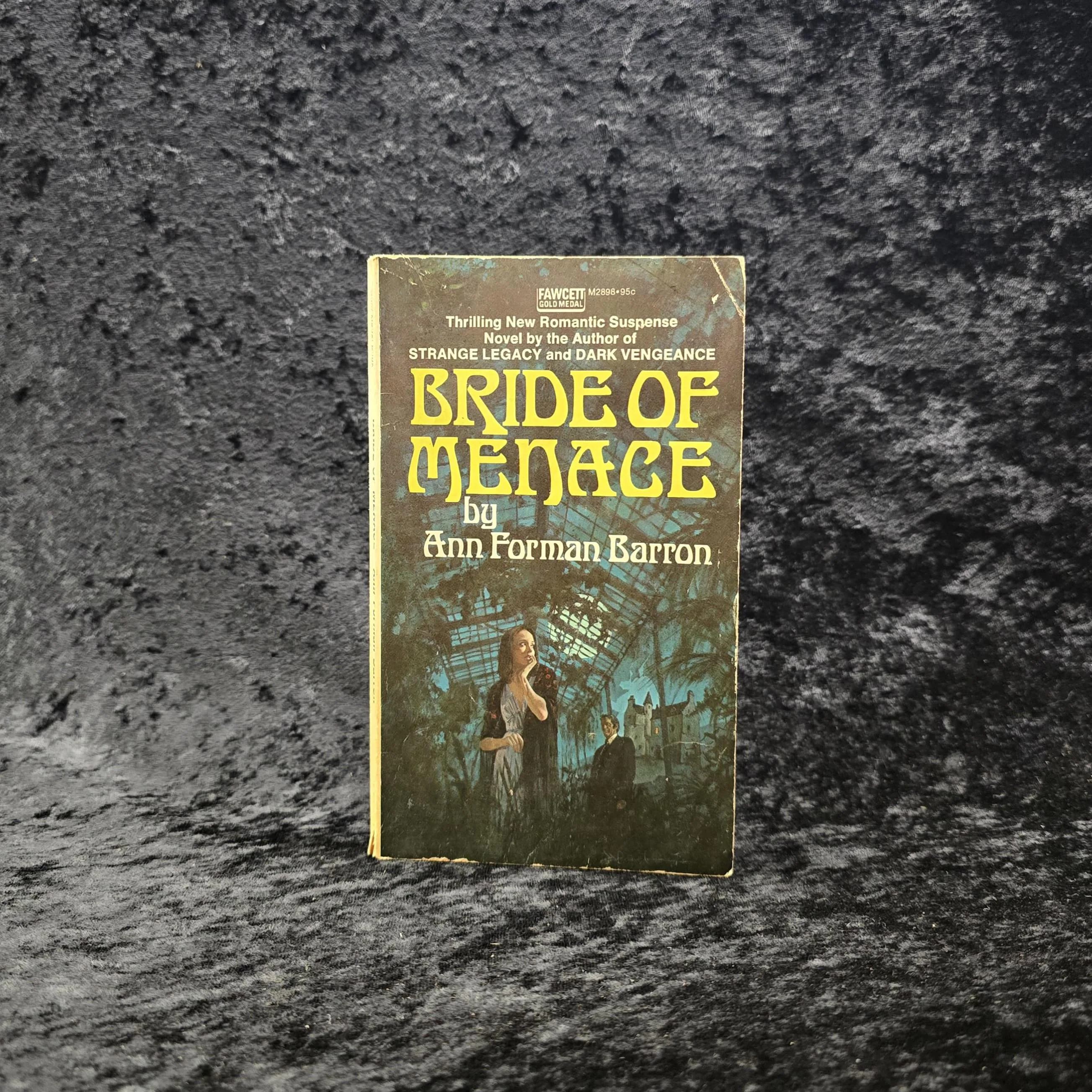Bride of Menace by Ann Forman Barron - 1973 Vintage Gothic romance paperback book