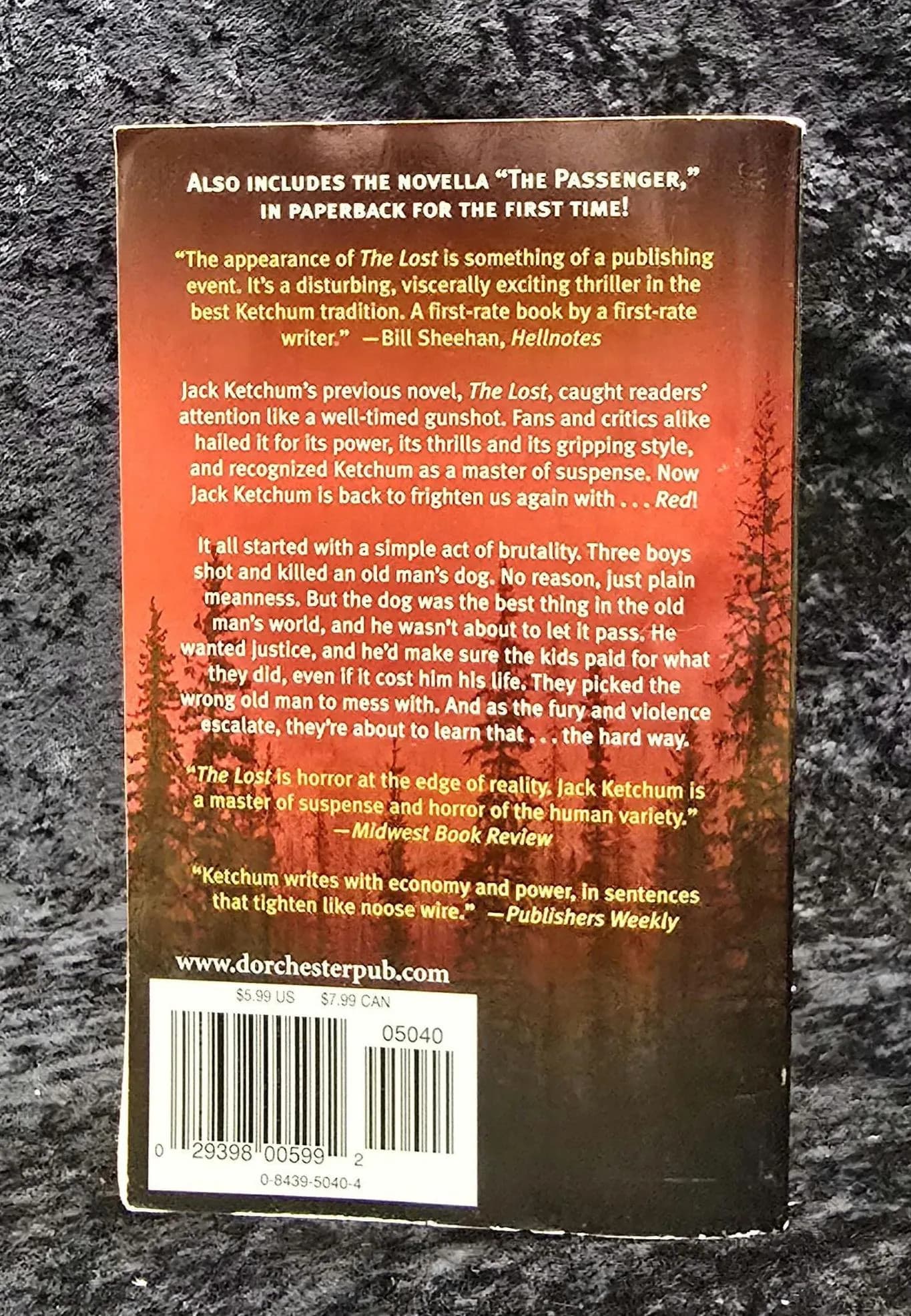 Red by Jack Ketchum - 2002 Vintage horror paperback book - image 3