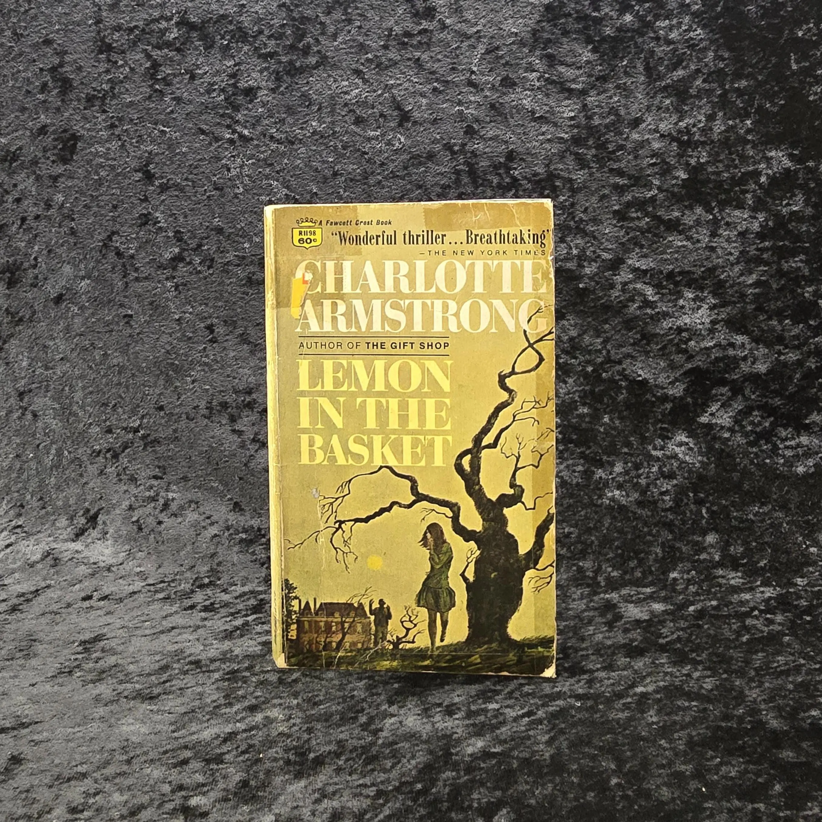 Lemon in the Basket by Charlotte Armstrong - 1969 Vintage Gothic romance paperback book