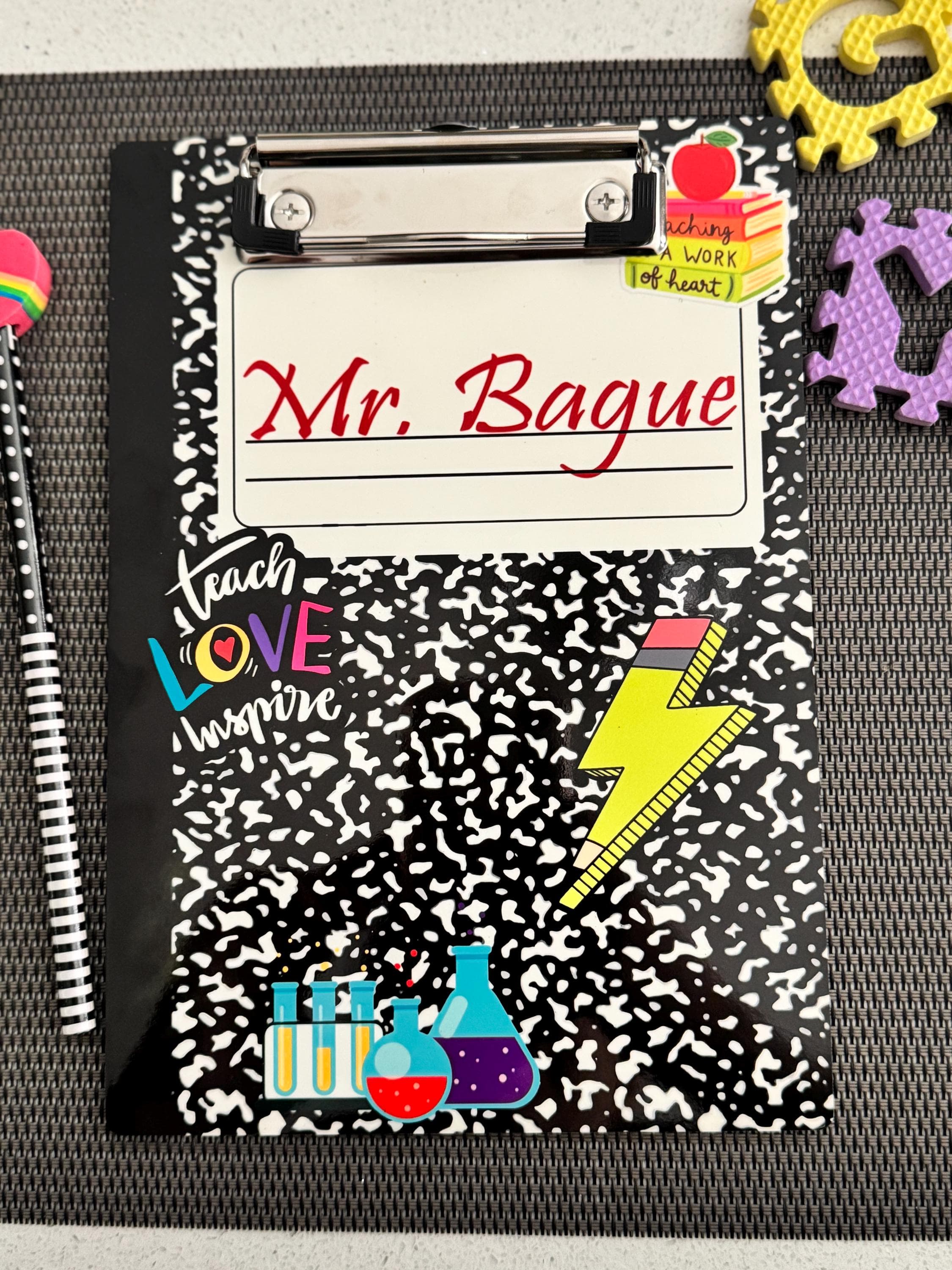 Personalized Teacher Clipboard: Custom End of Year Gift, MDF, A4/A5 Size - image 2