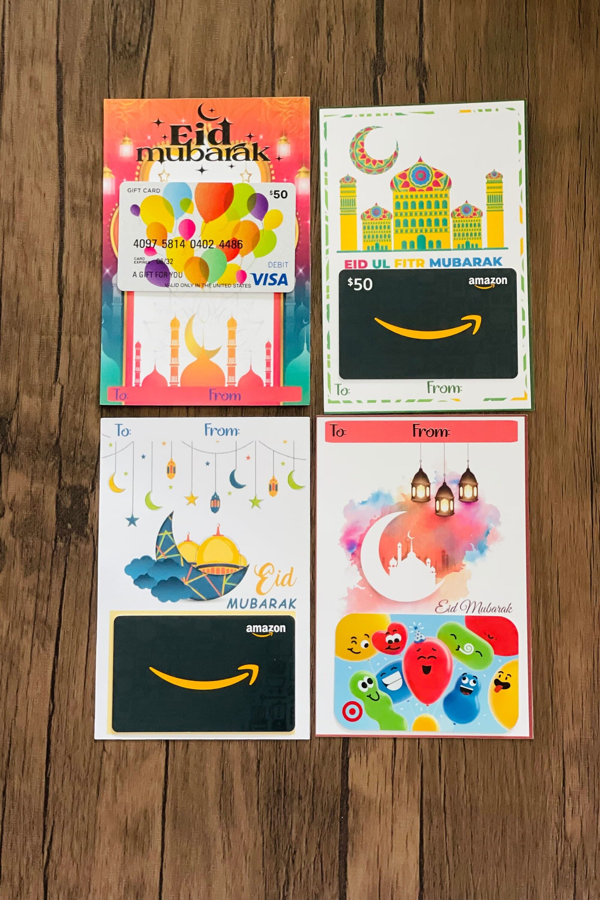 Eid Mubarak Gift Card Holder: Festive Eidi Envelope