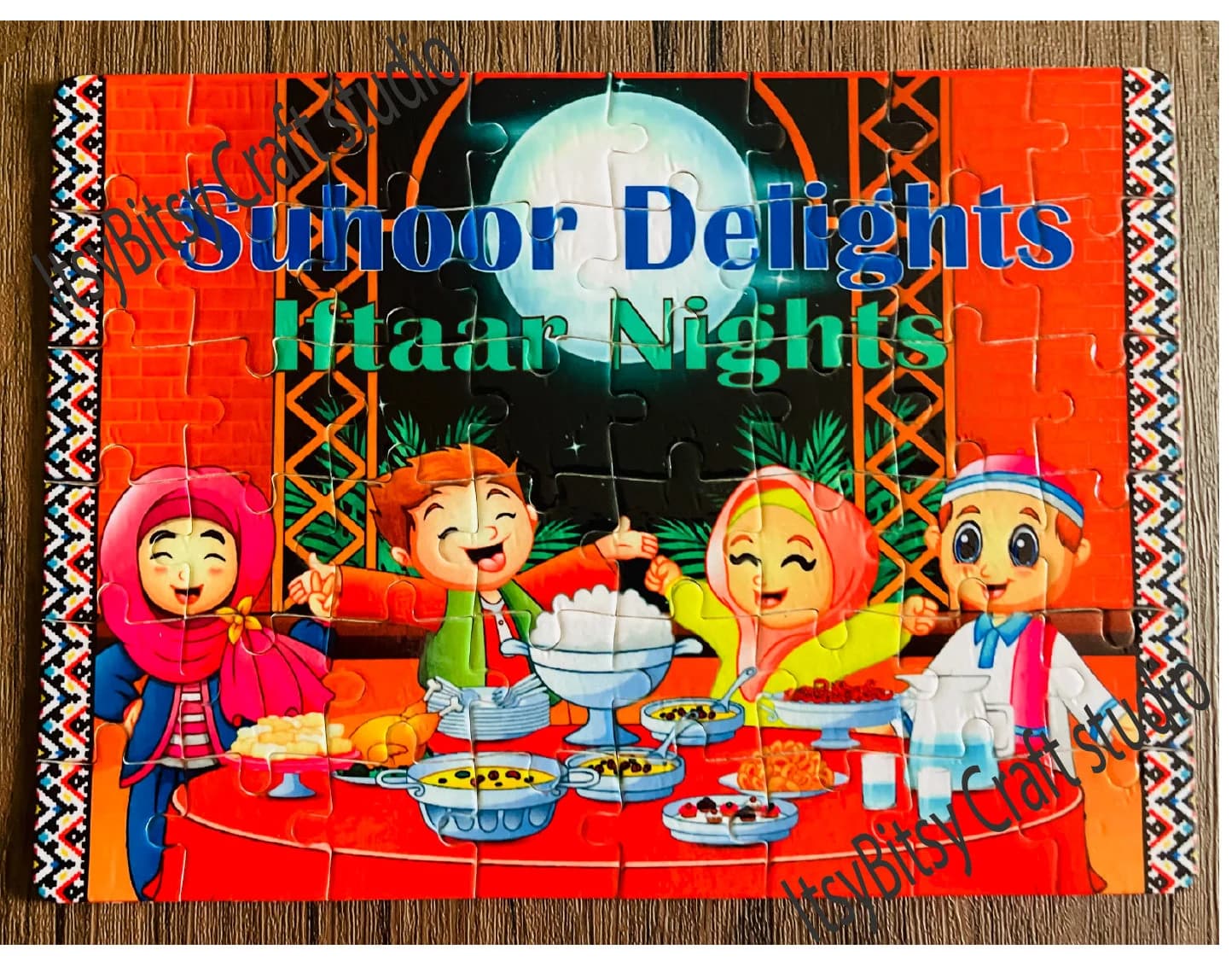 suhoor delights
iftaar nights
iftaar gift
iftaar party favor
Iftar party party favor
kids gift for Ramadan
Ramadan favors
Ramadan Kareem
Ramadan decor
Ramadan
Ramadan puzzles
Ramadan activities
Ramadan toys
Ramadan kareem jigsaw puzzle
Muslim puzzles for kids
Ramadan kids learning gift
toddler Ramadan puzzle
Toddler Ramadan gift
Ramadan school favors