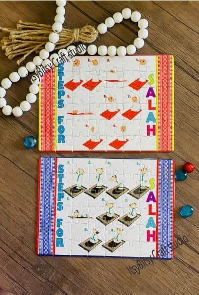 Ramadan kids activity
Ramadan crafts
Ramadan game
Ramadan good deed gift
Ramadan advent calendar gift
Salah puzzles
namaz puzzles
kids learning namaz