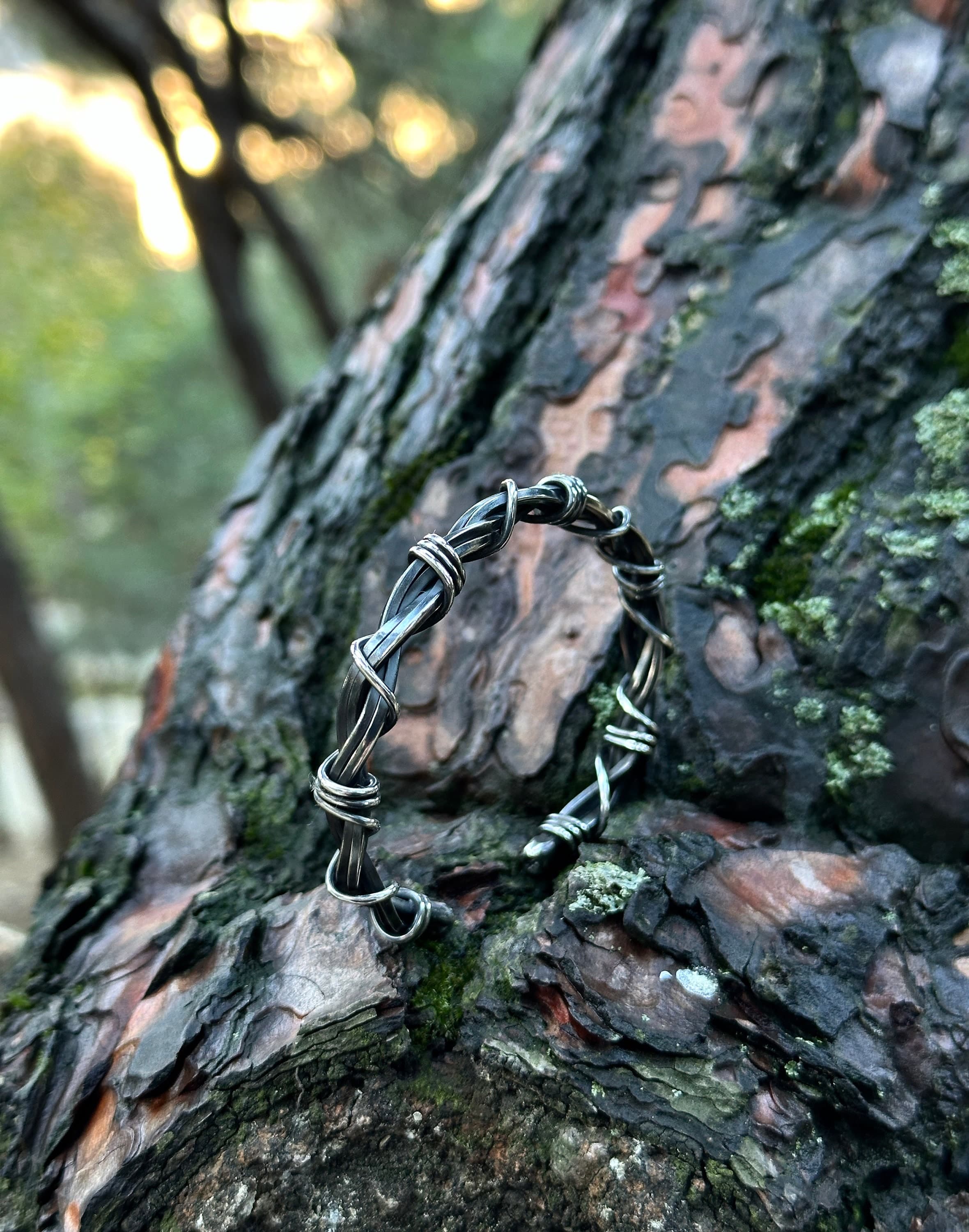 925K Silver Thorne Bracelet Adjustable