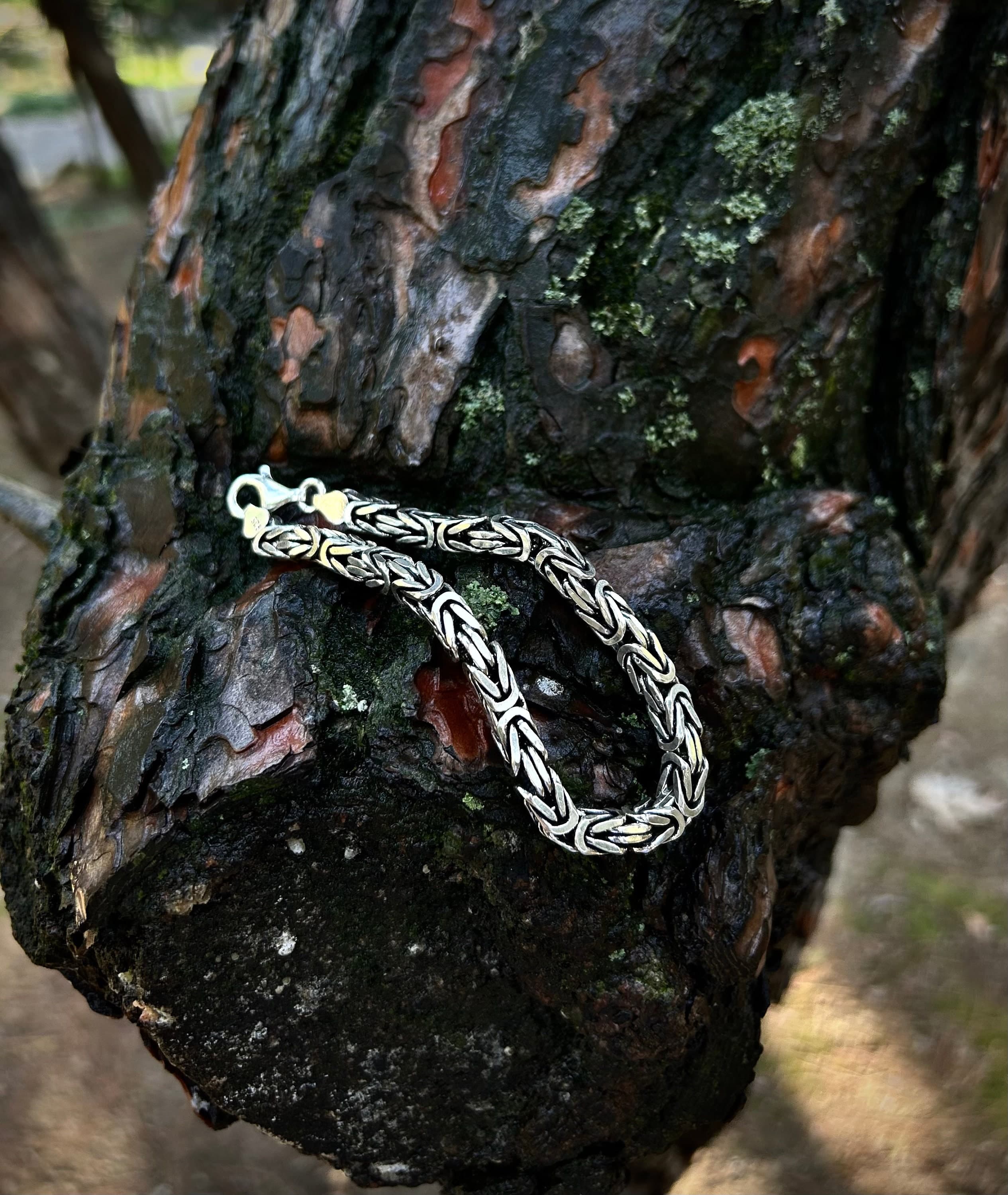 Men's Bali Byzantine Chain Bracelet