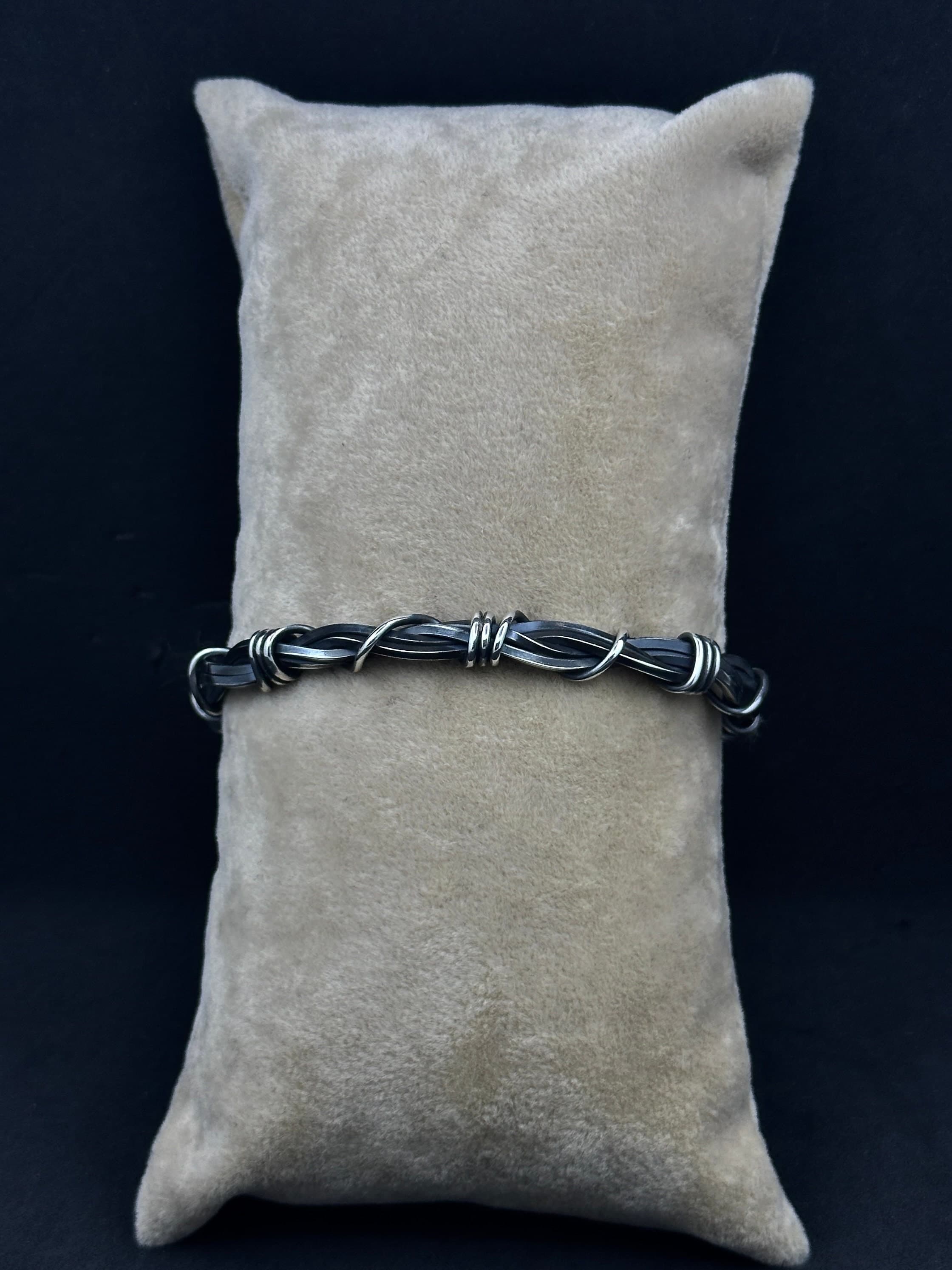 925K Silver Thorne Bracelet Adjustable