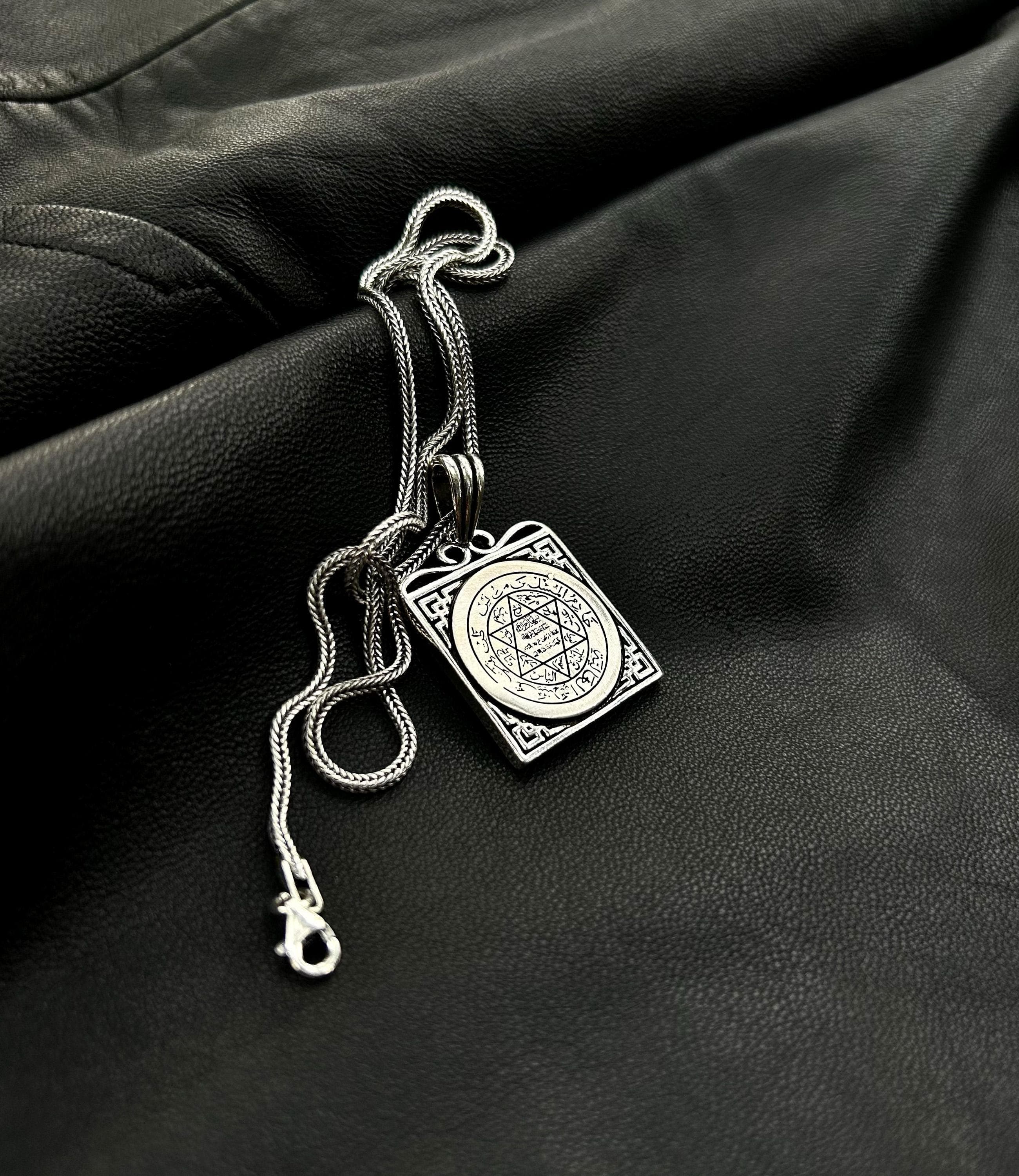 Ancient King Solomon Seal | 925 Silver Mystic Earth Talisman, Spiritual Protection Amulet - image 4