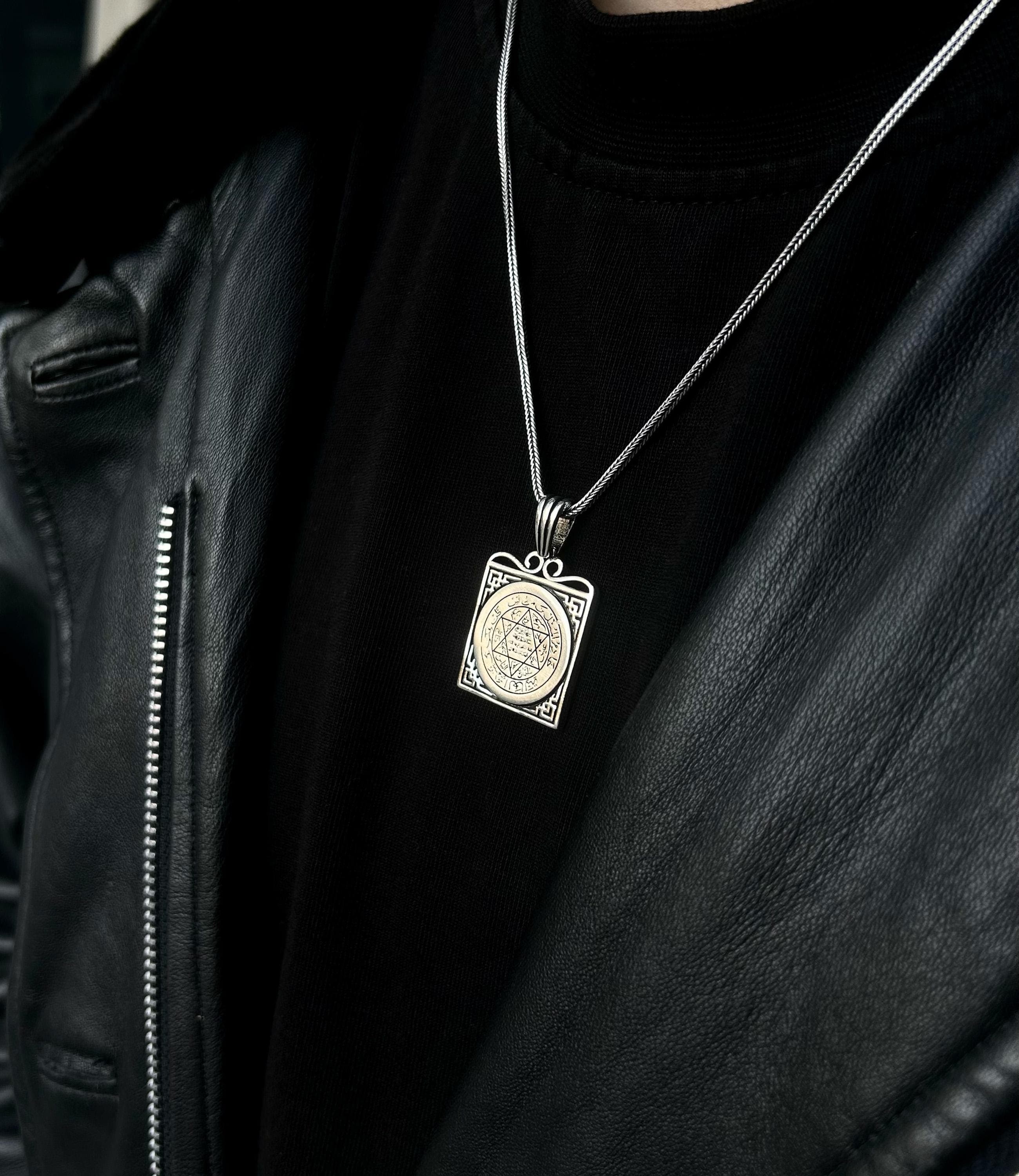 Ancient King Solomon Seal | 925 Silver Mystic Earth Talisman, Spiritual Protection Amulet - image 3