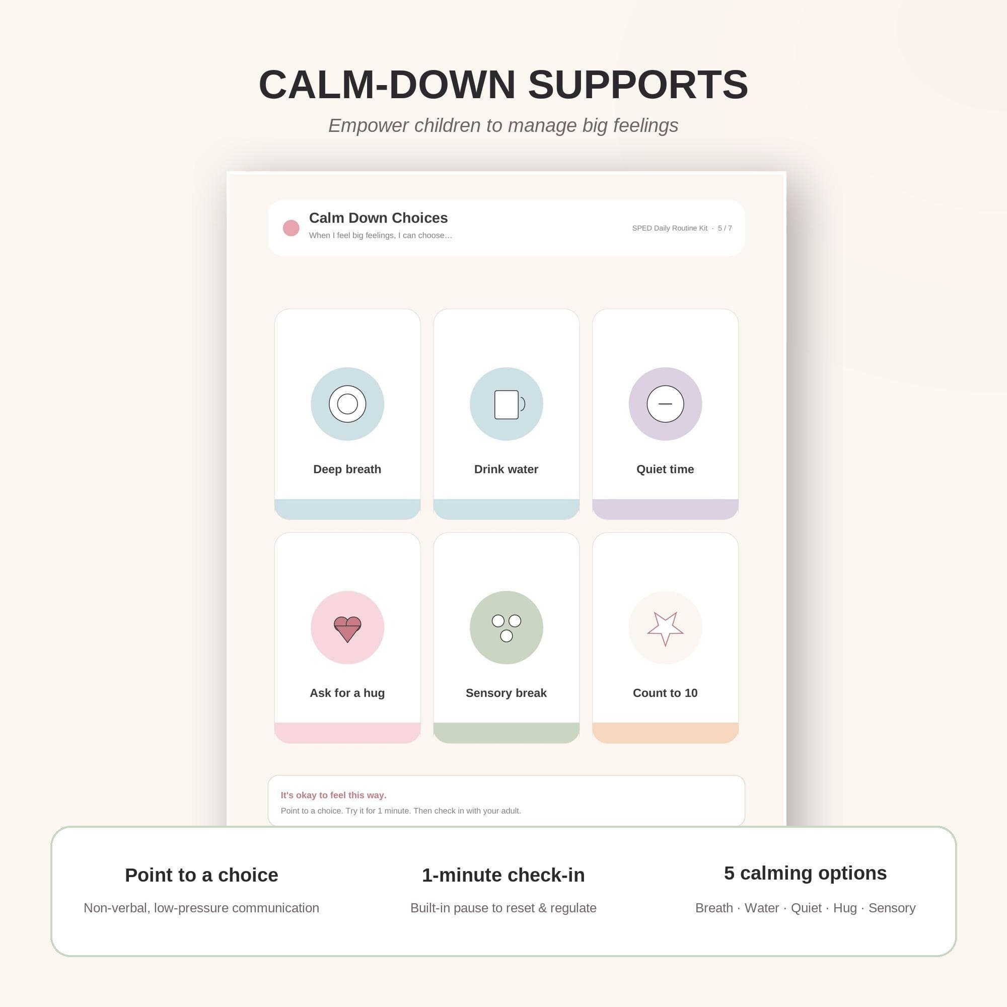 SPED Daily Routine Visual Schedule Kit for Autism ADHD (Printable Download) - image 4