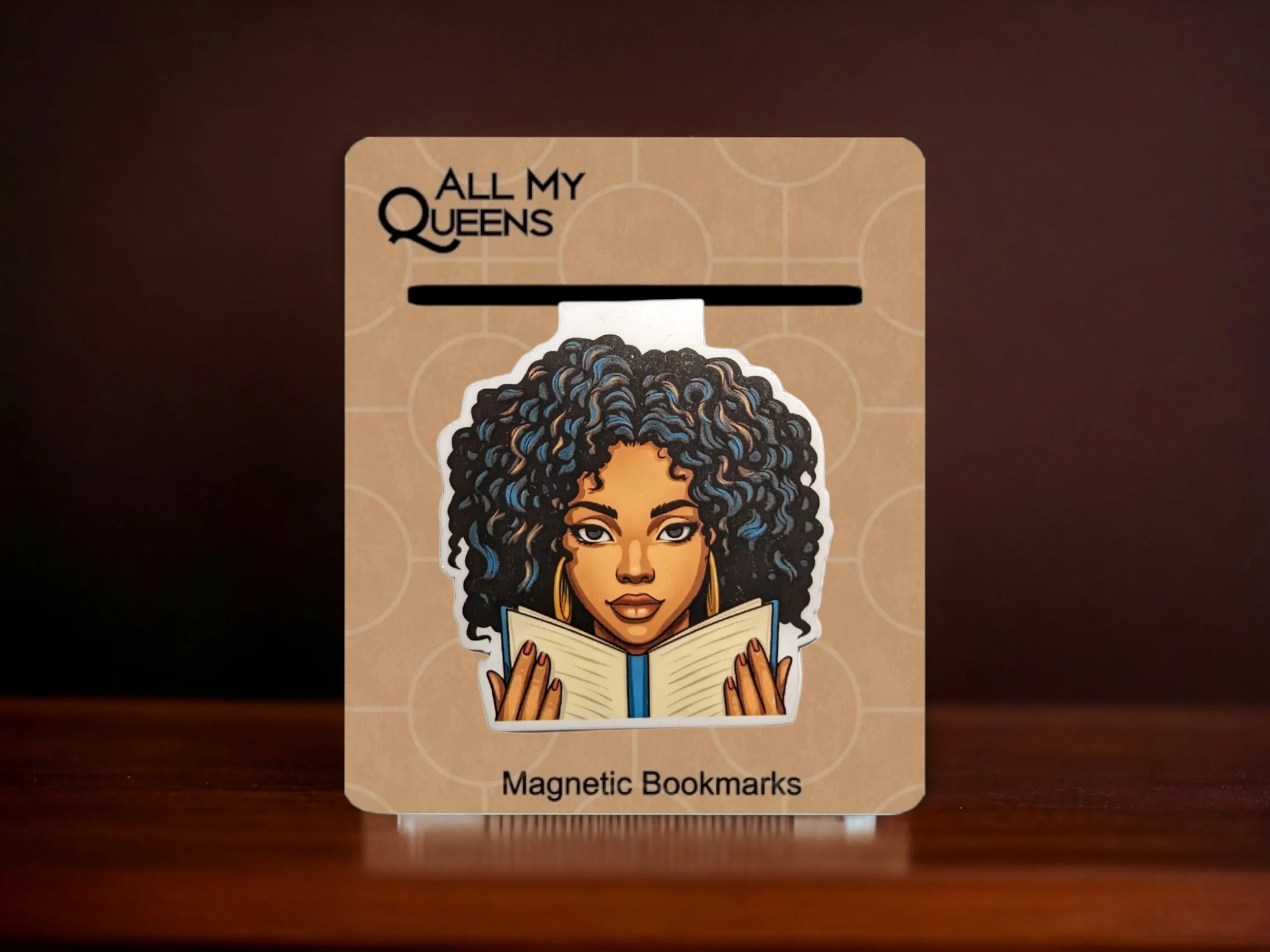Black Girls Read Too Magnetic Bookmark, Black Woman Who Loves to Read, Book Accessory, African American Book Lover, Bookworm, Book Club