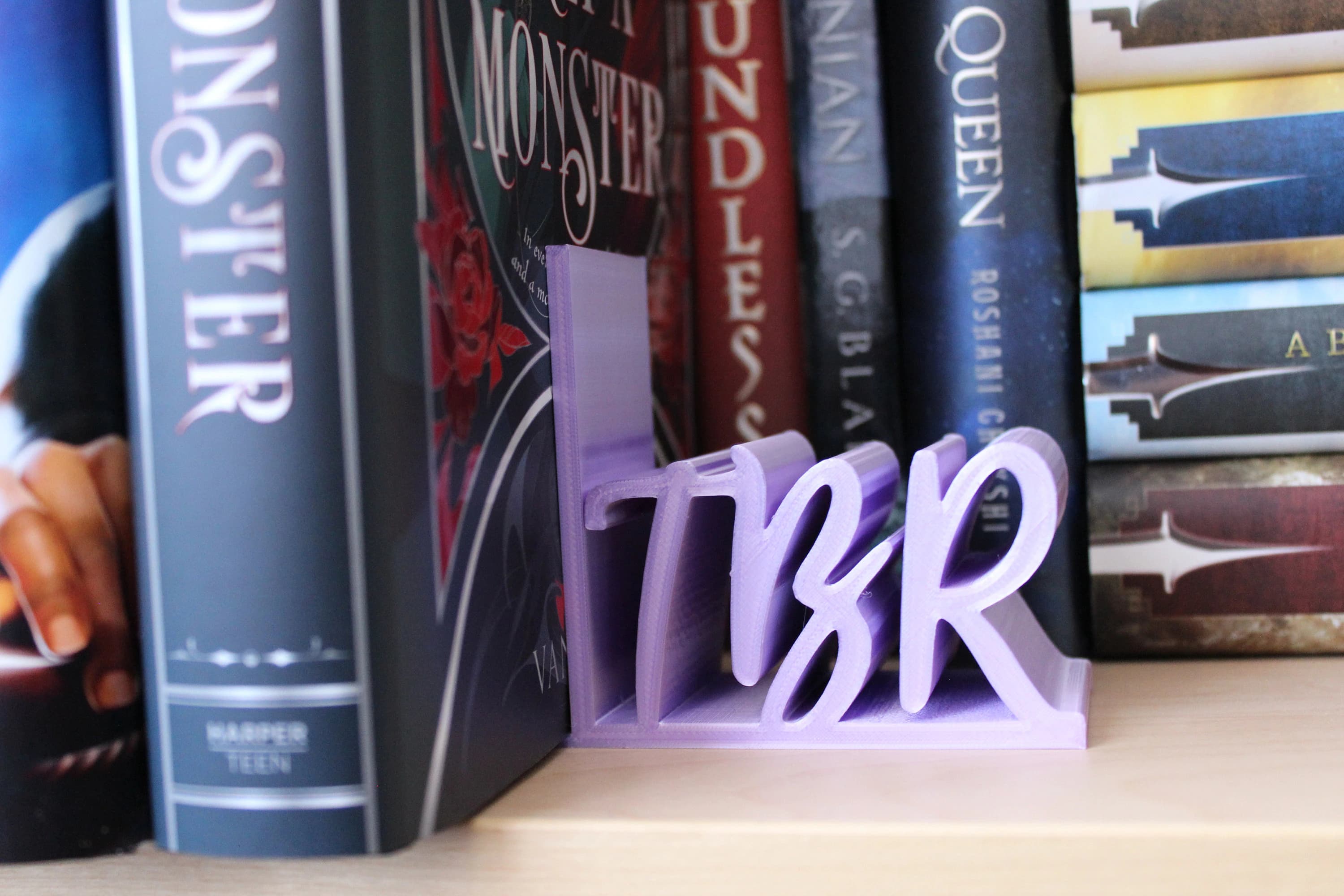 To Be Read Bookends | TBR | 3D Printed Book Ends | Book Accessories | Book Stands | Custom Color Book Stands | Bookworm Gifts |Bookish Gifts - image 4