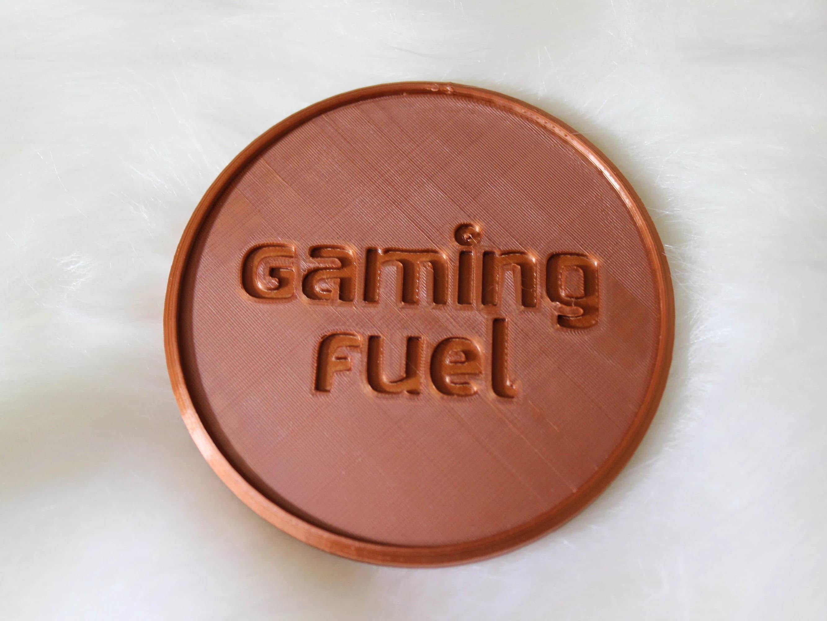Gaming Fuel | Lettering Coasters | 3D Printed Coasters | Home Gifts | Gifts for Gamers | Gaming Accessories