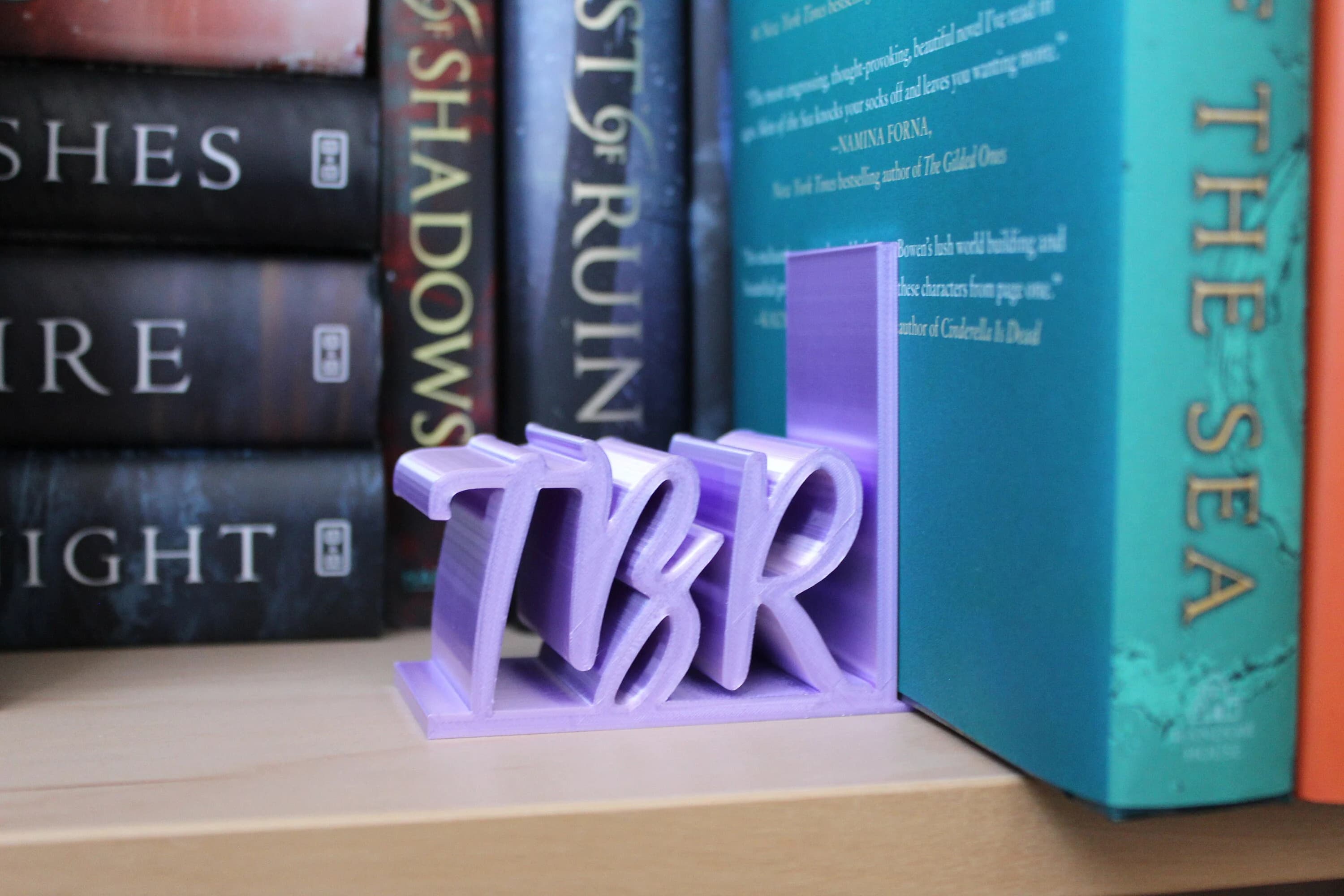 To Be Read Bookends | TBR | 3D Printed Book Ends | Book Accessories | Book Stands | Custom Color Book Stands | Bookworm Gifts |Bookish Gifts