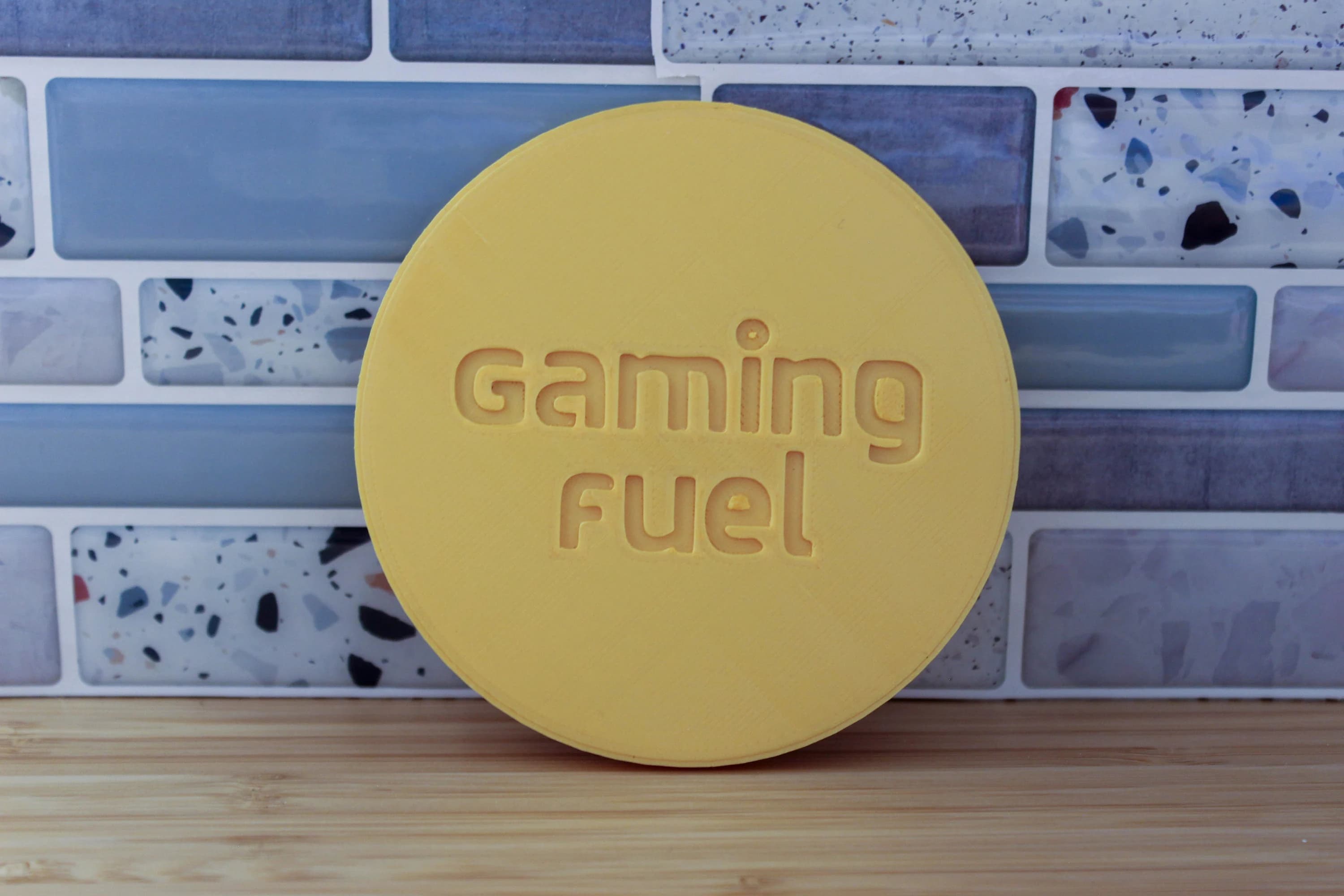 Gaming Fuel | Lettering Coasters | 3D Printed Coasters | Home Gifts | Gifts for Gamers | Gaming Accessories - image 4