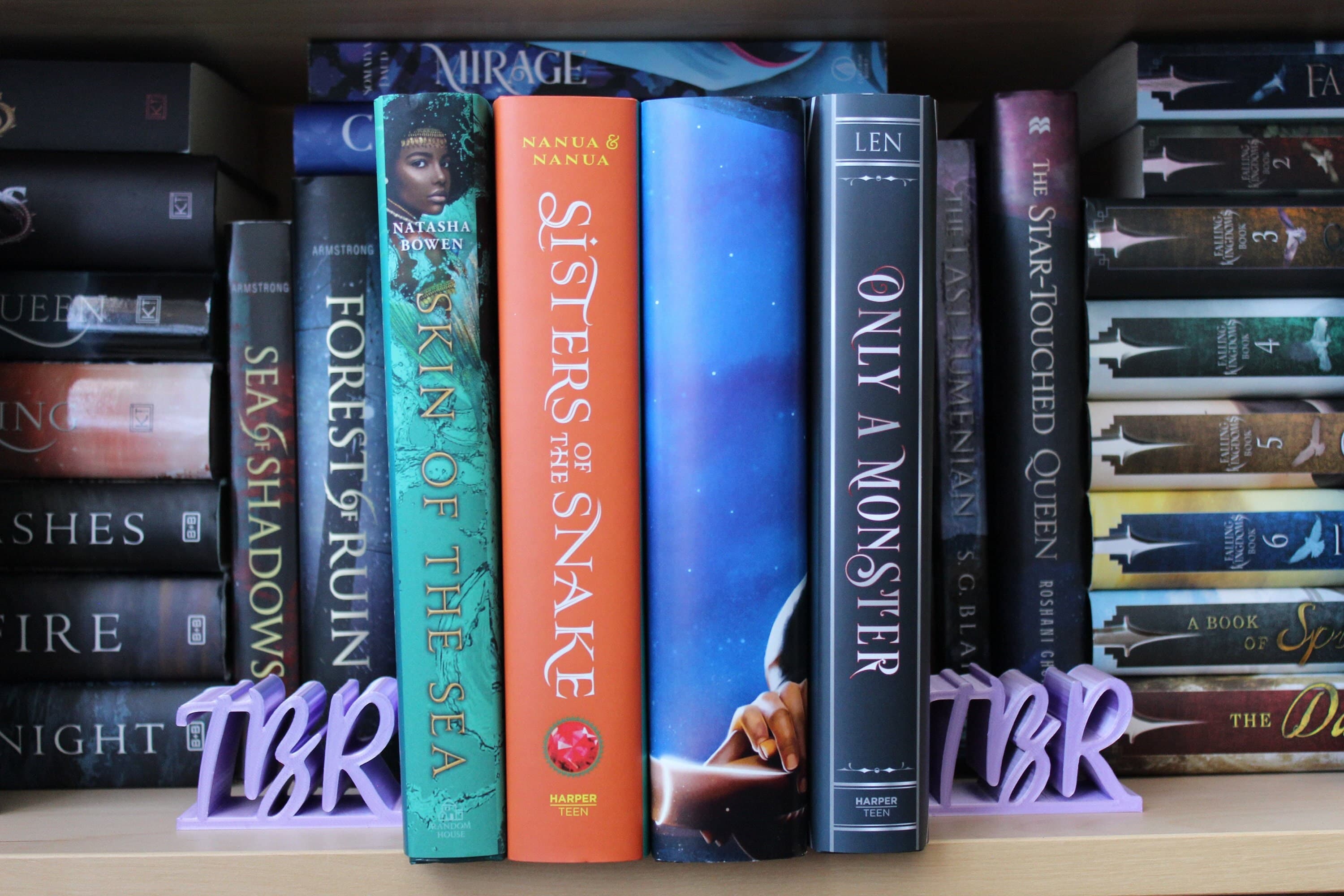 To Be Read Bookends | TBR | 3D Printed Book Ends | Book Accessories | Book Stands | Custom Color Book Stands | Bookworm Gifts |Bookish Gifts - image 3