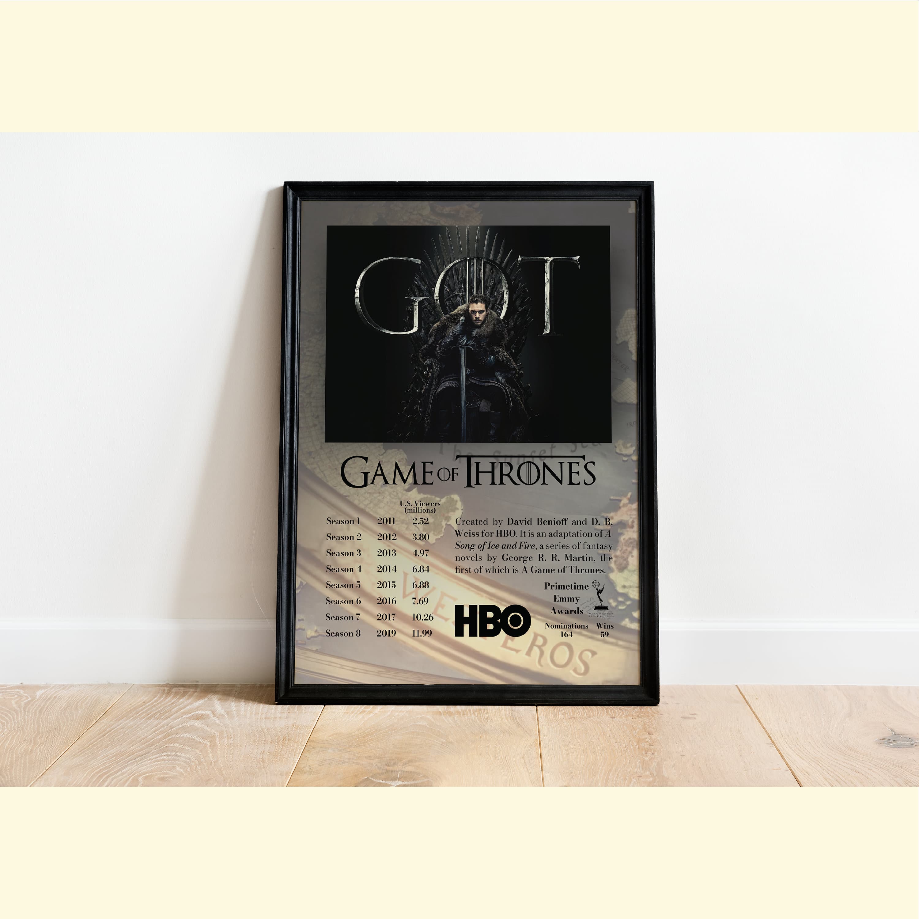 Game of Thrones Poster, TV Serie Wall Art (Digital Download) - image 3