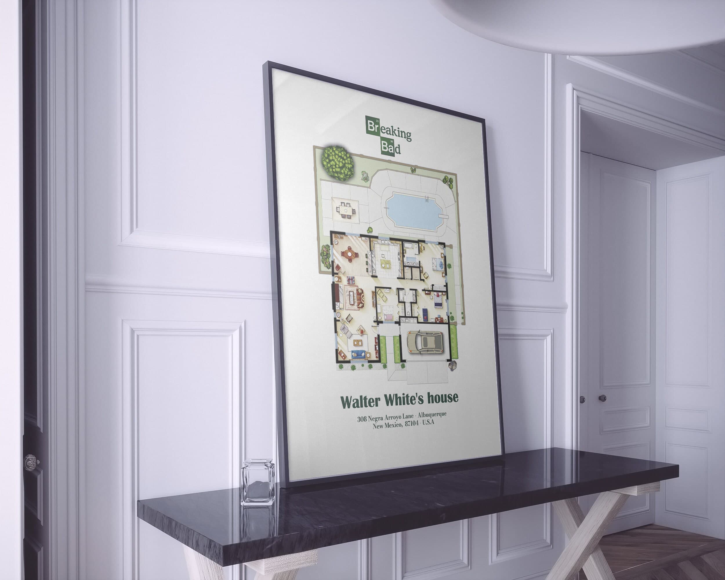 Breaking BadTv Serie, Floor Plan – Walter White House (Digital Download) - image 3