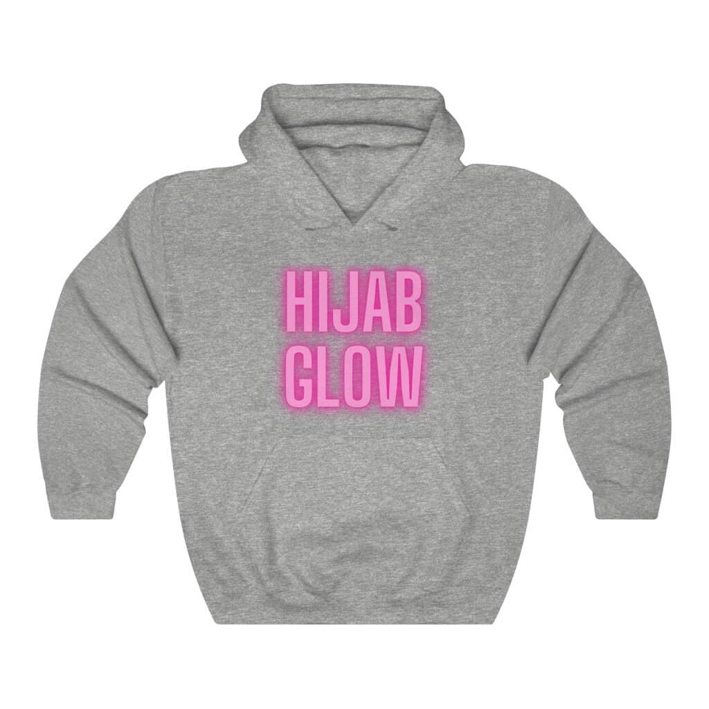 Hijab Glow, Hooded Sweatshirt V1, Muslim hijab, Muslim Woman, Hijabi Gift, Eid Gift, Islam shirt, Hijab Proud, Hijab Hoodie, Islam Hoodie - image 5