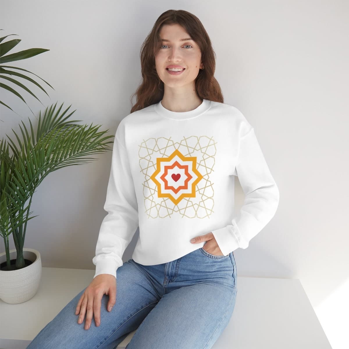 Andalusia Star Sweatshirt, Islamic Star, Moorish architecture, Ramadan Gift, Eid, Graduation gift, Fall weather sweatshirt, travel shirt - image 4