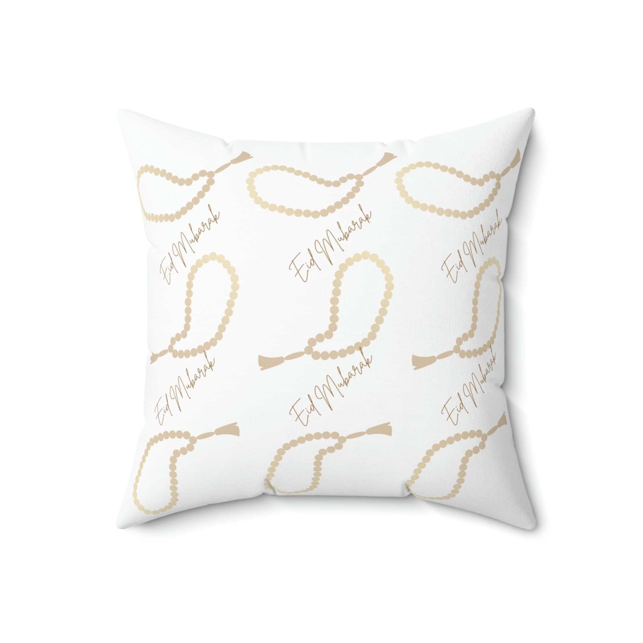 Eid Mubarak Pillow, Tasbeeh, 18x18 case insert, Ramadan Decoration, Islamic house, Ramadan Decor, Eid Decor, Islam Gift, Ramadan - image 3