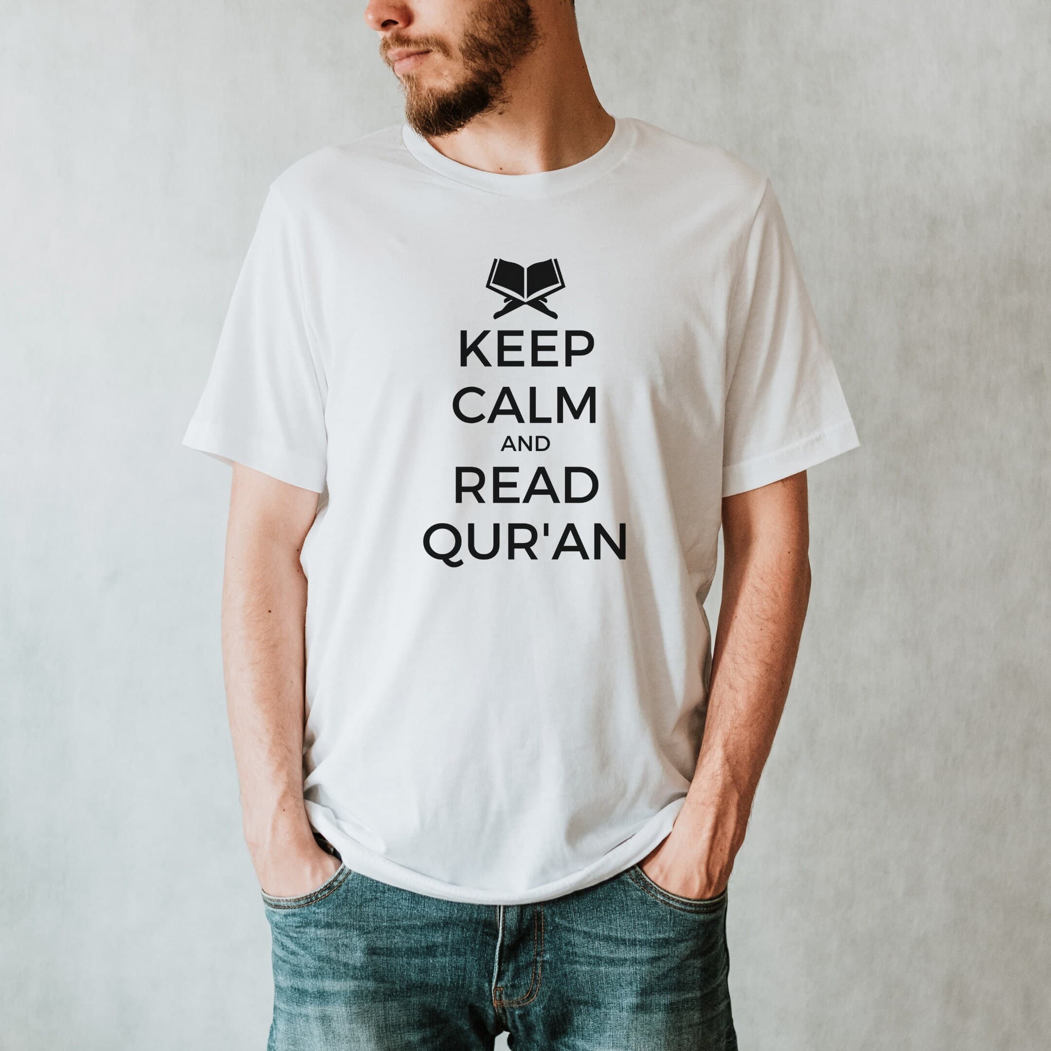 Keep Calm and Read Quran Shirt, Ramadan shirt, Eid Gift, Gift for Muslim, Islamic shirt, Inner Peace, Salam shirt - image 3