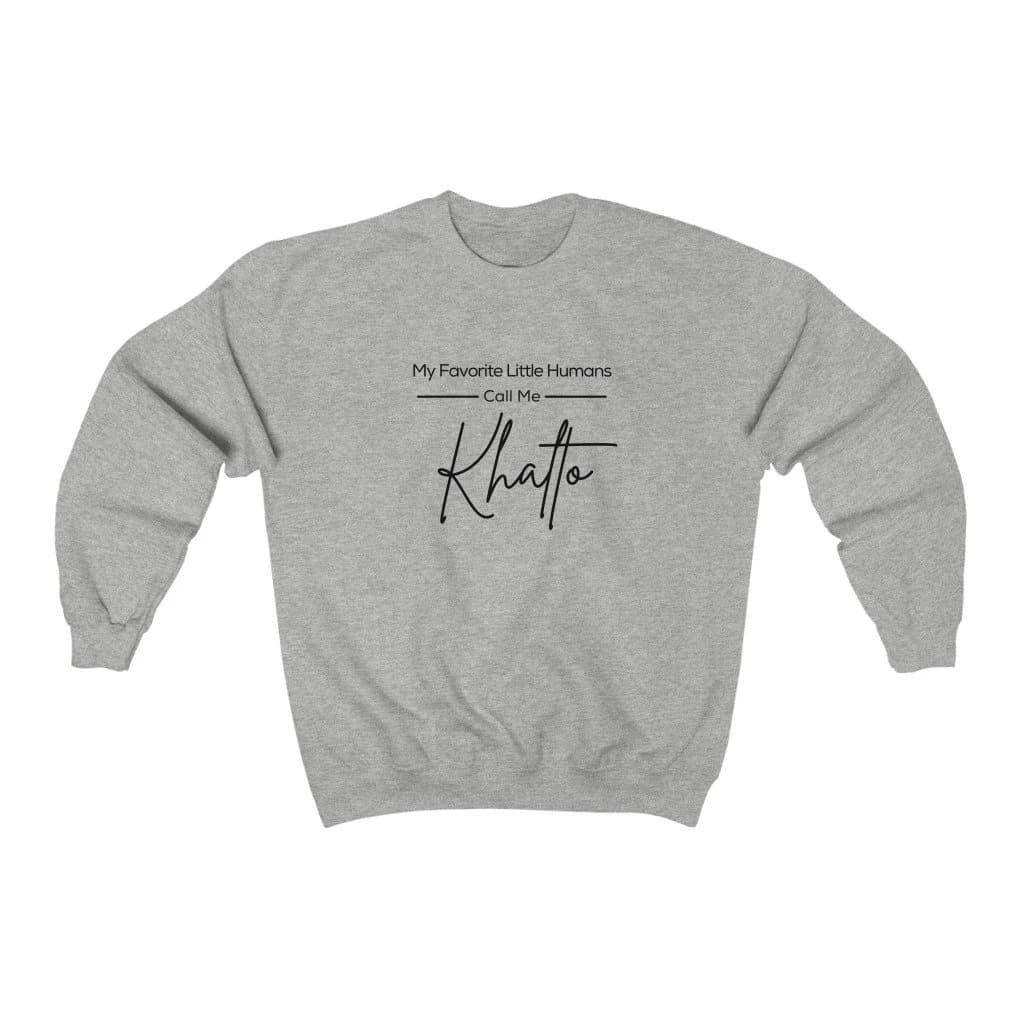 CUSTOM My Favorite Little Humans Call Me Sweatshirt, Arabic aunt shirt, khalto gift, Teta Gift, khala gift, aunt promotion, Eid gift, Amto - image 4
