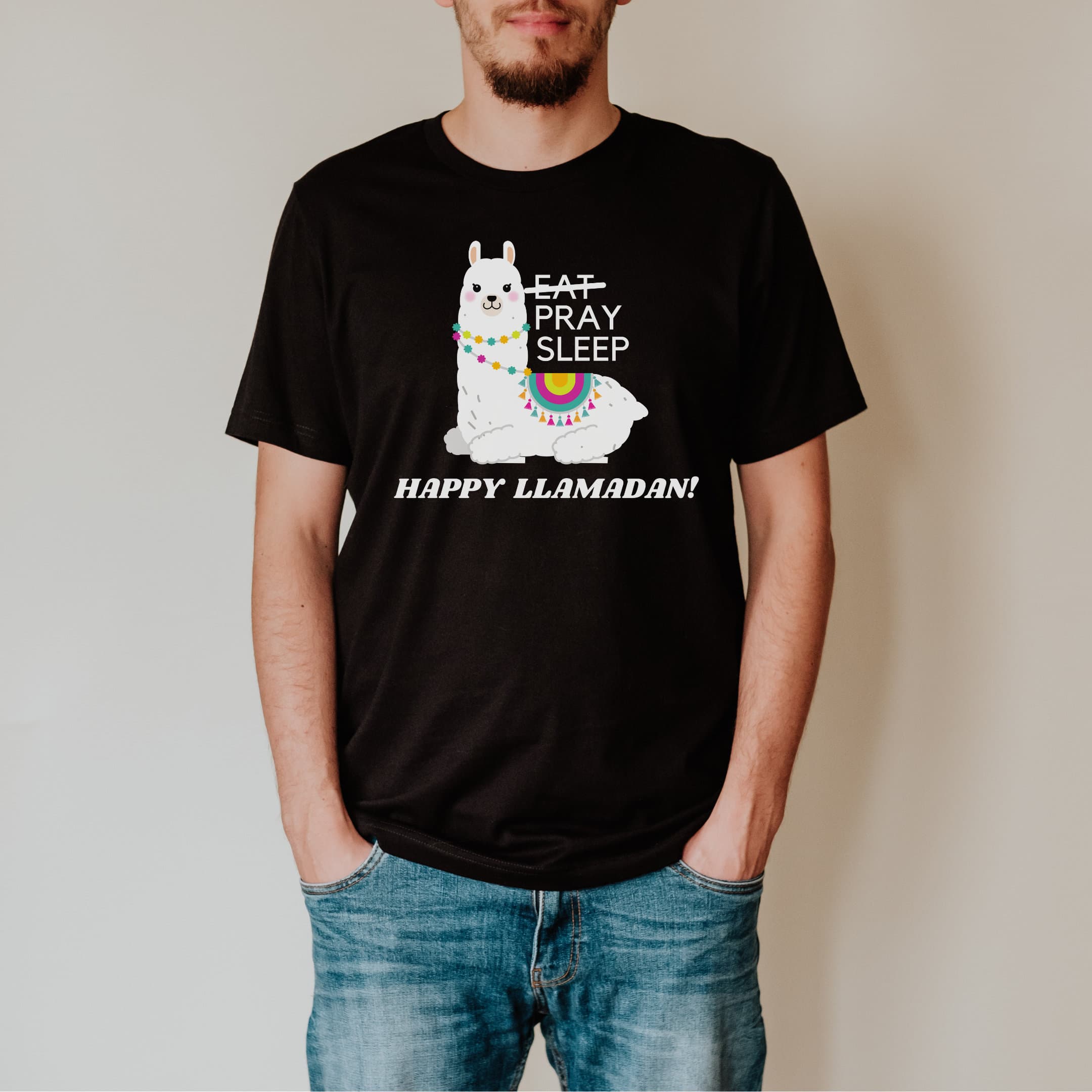 Happy Llamadan Ramadan T-shirt, Ramadan Gift, Ramadan shirt, Eid gift, Muslim gift, Ramadan decor - image 3