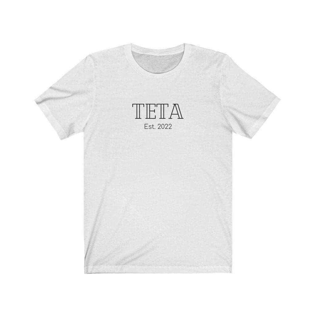 Teta Grandma Est. Arabic T-shirt V2.0, Pregnancy Announcement Gift, Arabic grandma shirt, Teta Gift, Grandma promotion, new baby gift, Eid - image 3