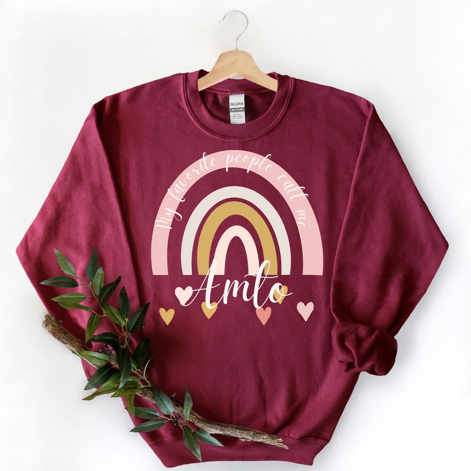 CUSTOM My Favorite People Call Me Sweatshirt, Teta, Mama, Khala, Amto, Arabic shirt, Teta Gift, Grandma promotion, new baby gift, Eid Gift - image 4