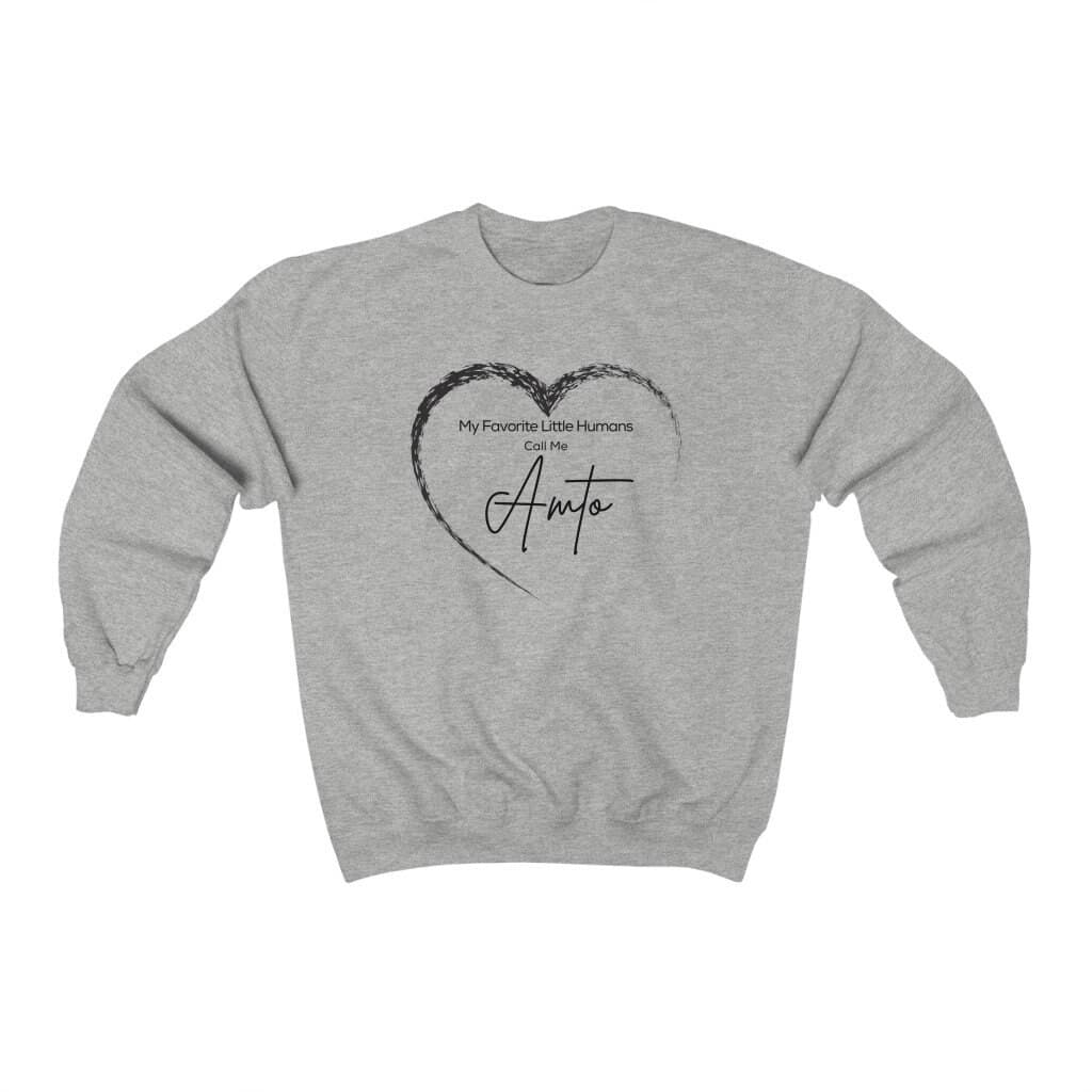 CUSTOM My Favorite Little Humans Call Me Sweatshirt, Arabic aunt shirt, Amto gift, Teta Gift, khala gift, aunt promotion, Eid gift, khalto - image 5