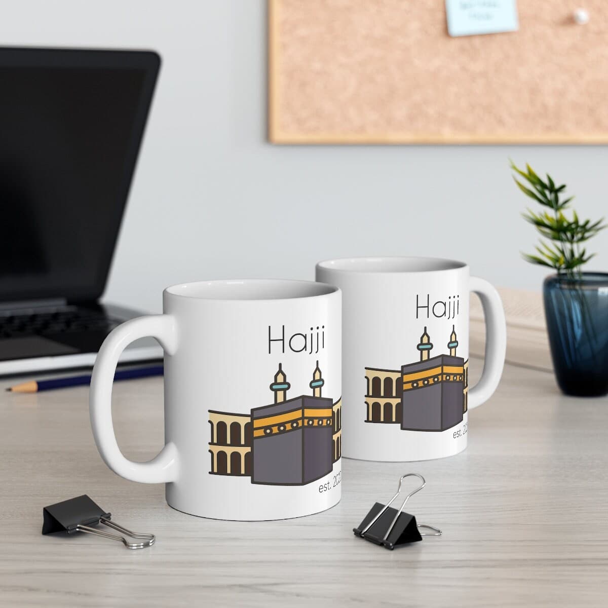 Hajji Mug, Hajji Mubarak Gift, Islamic Gift, Personalized Hajj Gift, Eid Gift, Umrah Gift, Ramadan, Kaaba Mug - image 3