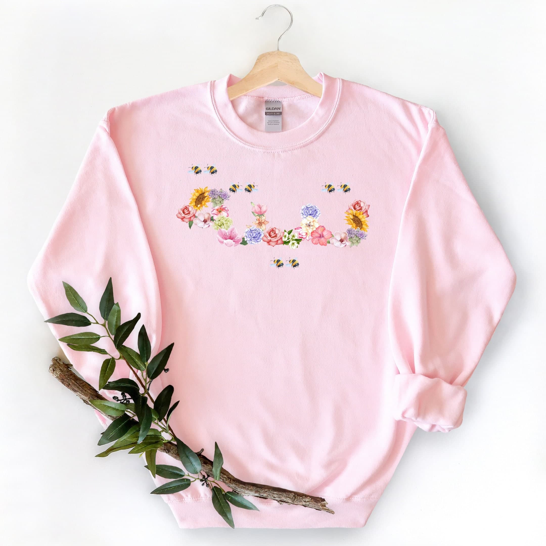 Teta Jidda Grandma Arabic Floral Bouquet Sweatshirt, Arabic Mother's Day Gift, Pregnancy Announcement, Flower Grandma, New Baby Gift