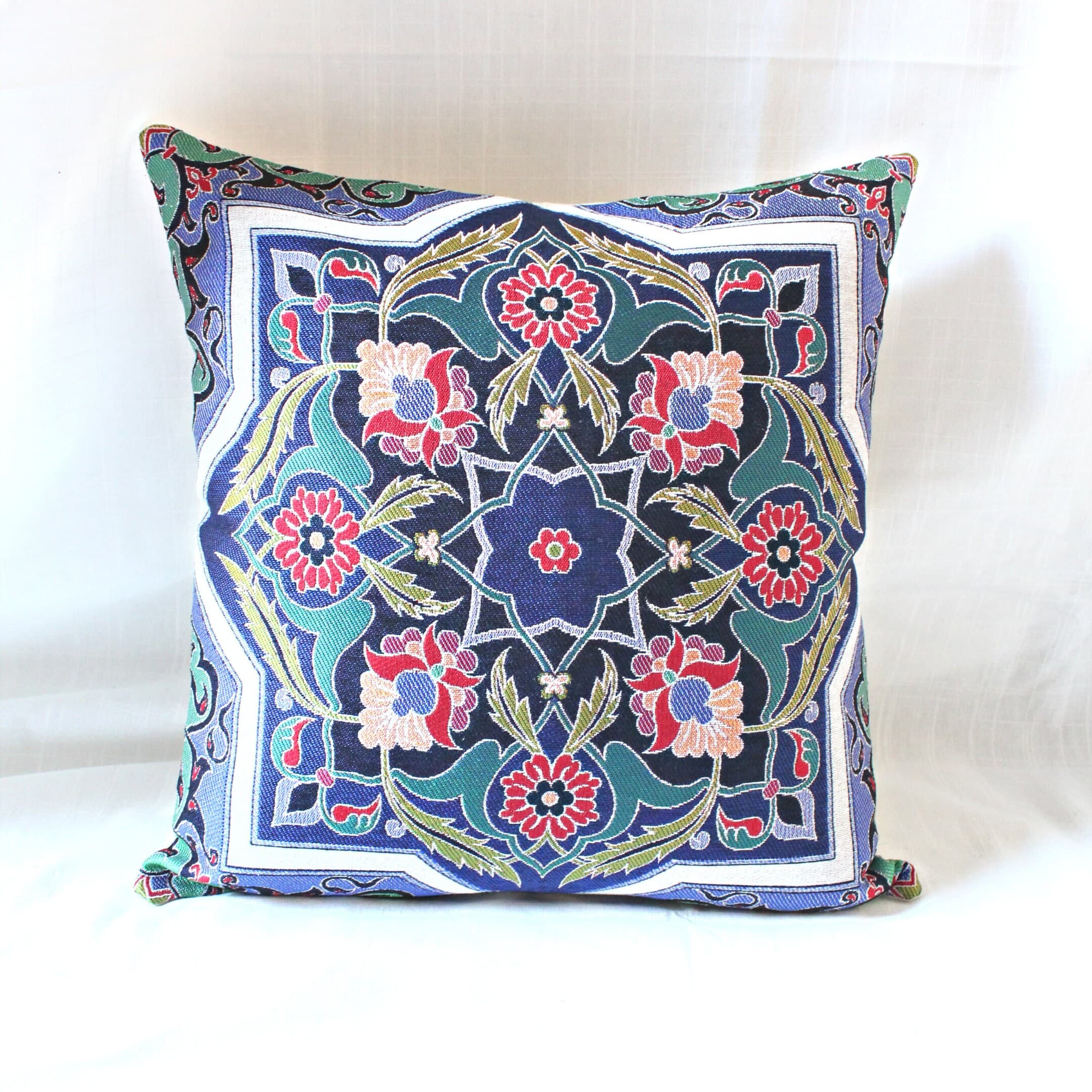 Turkish Moroccan Seljuk Design Pillow Covers, Arabesque, Moroccan design, Modern home, Abstract, Moroccan tile, Kilim design, tapestry - image 3