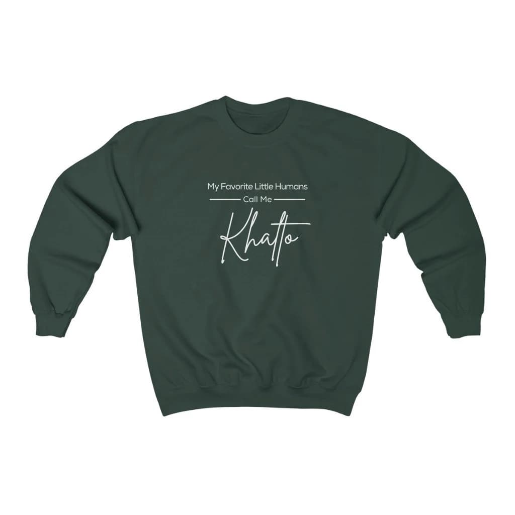 CUSTOM My Favorite Little Humans Call Me Sweatshirt, Arabic aunt shirt, khalto gift, Teta Gift, khala gift, aunt promotion, Eid gift, Amto - image 5