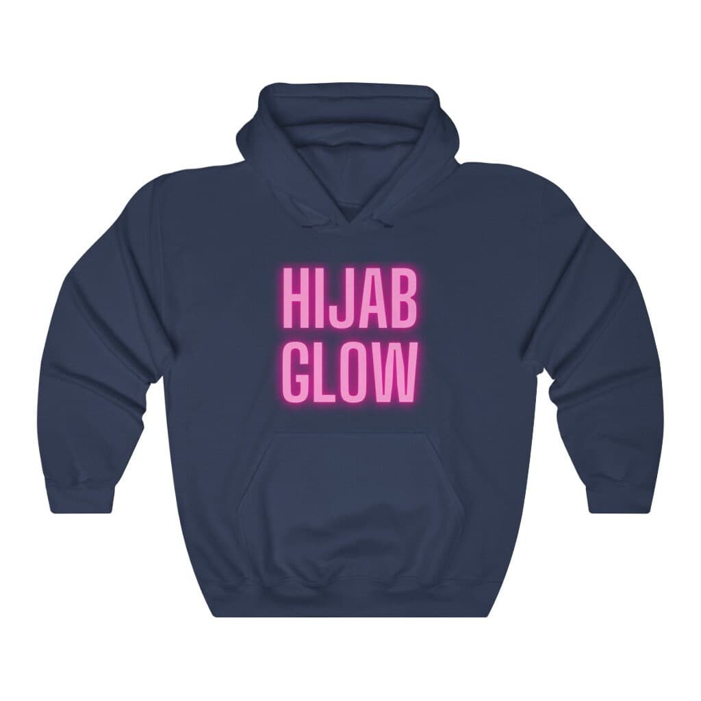 Hijab Glow, Hooded Sweatshirt V1, Muslim hijab, Muslim Woman, Hijabi Gift, Eid Gift, Islam shirt, Hijab Proud, Hijab Hoodie, Islam Hoodie - image 3