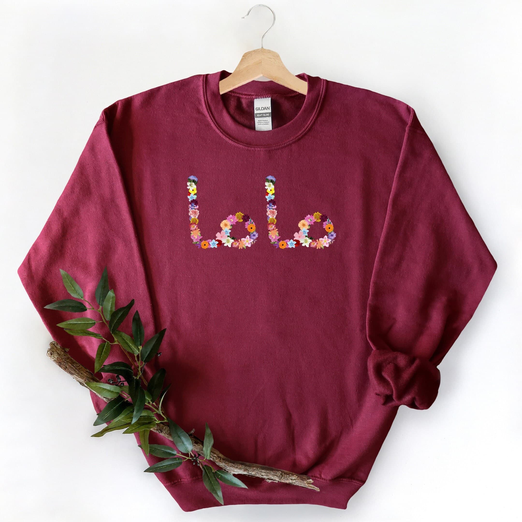 Mama Arabic Floral Bouquet Sweatshirt - For Mom, New Mom Gift, Pregnancy Announcement, Flower Mama, Flower Baby, New Baby Gift, Mom to Be - image 3