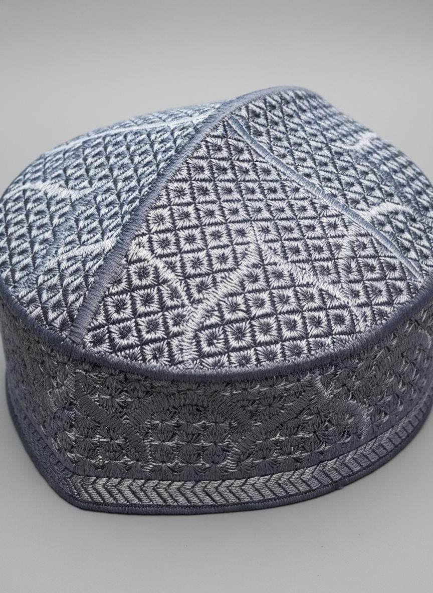 Mens kufi ethnic series al-quro, Prayer hat, Muslim hat, muslim cap kufiah - image 4