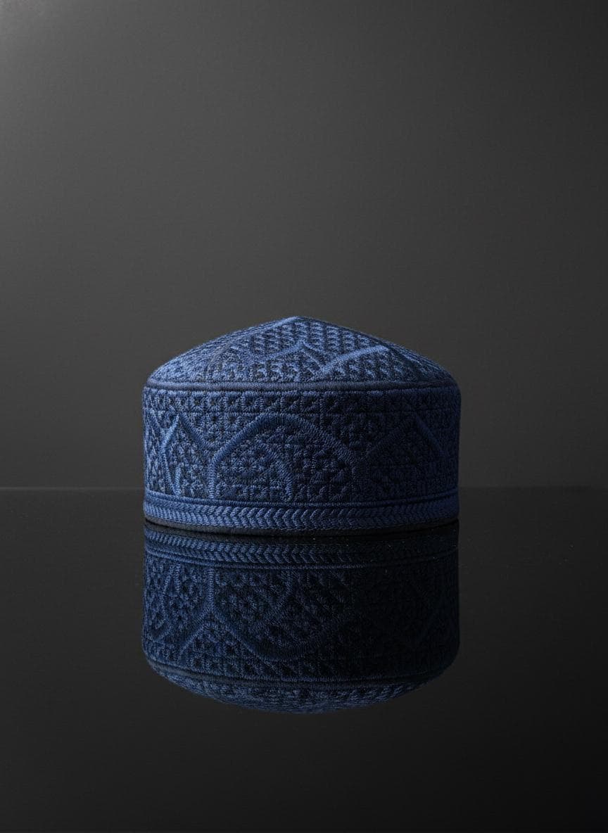 Mens kufi ethnic series al-quro, Prayer hat, Muslim hat, muslim cap kufiah - image 5