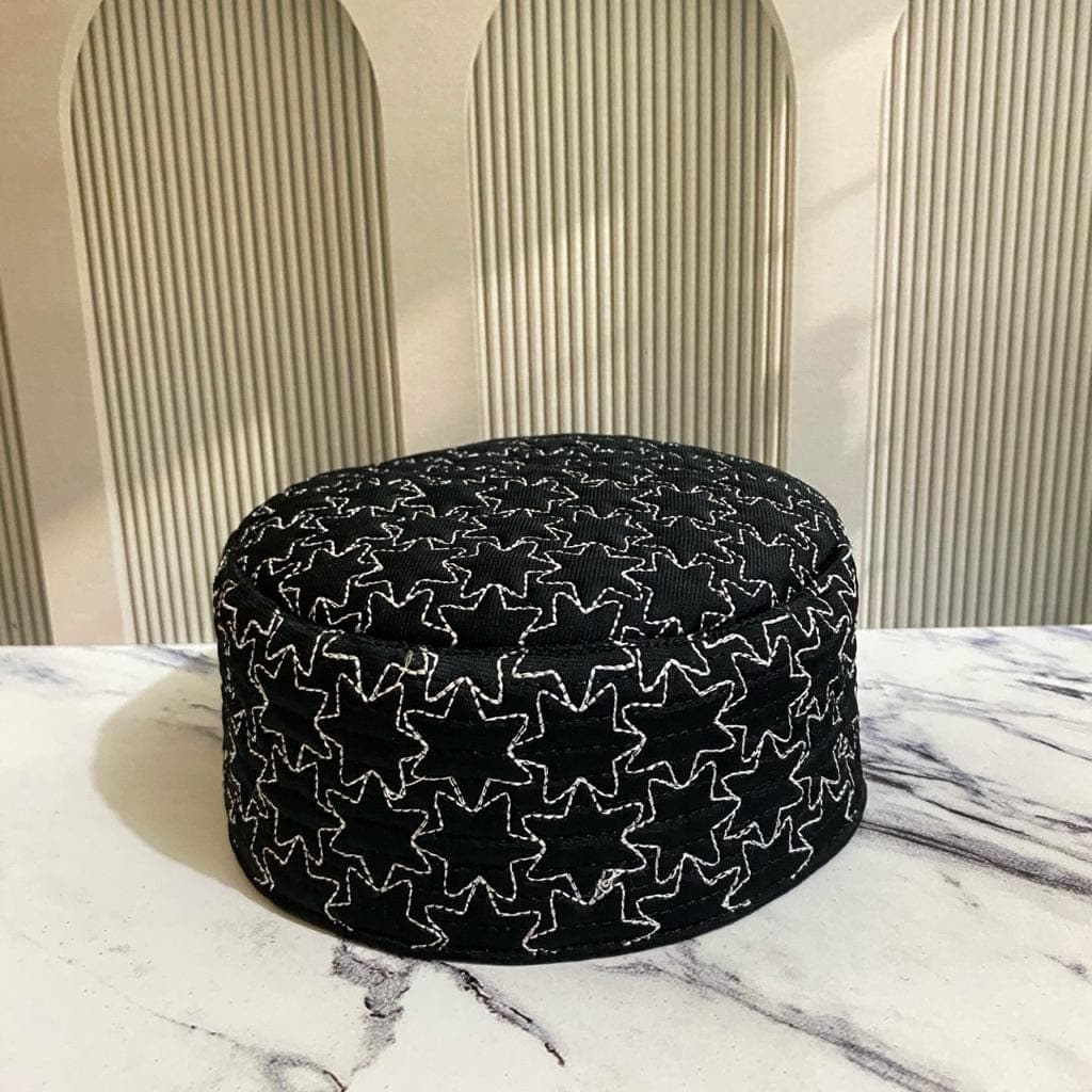 Mens kufi malawi Najm series, Prayer hat, Muslim hat, muslim cap kufiah - image 4