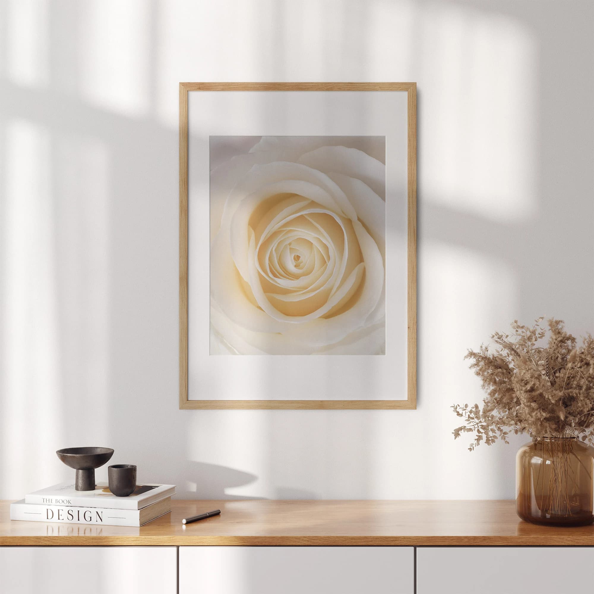 Allah Muhammad Rose Islamic Wall Art Calligraphy Poster, Wall Gallery Set, Modern Digital Arabic Print Art, Quran Verse, Islamic Eid Decor - image 4