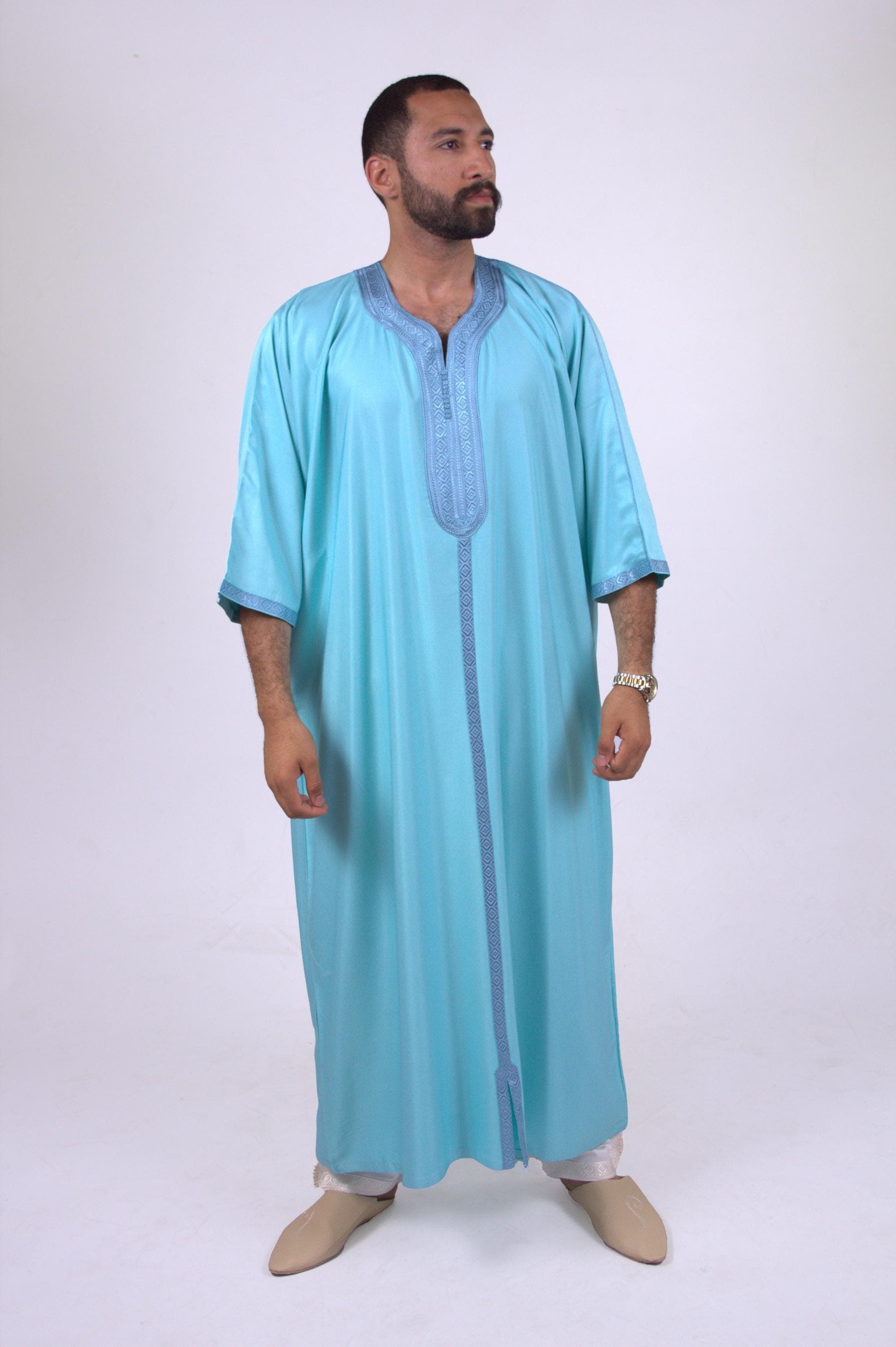 Premium Gabardine Moroccan Thobe for Men
