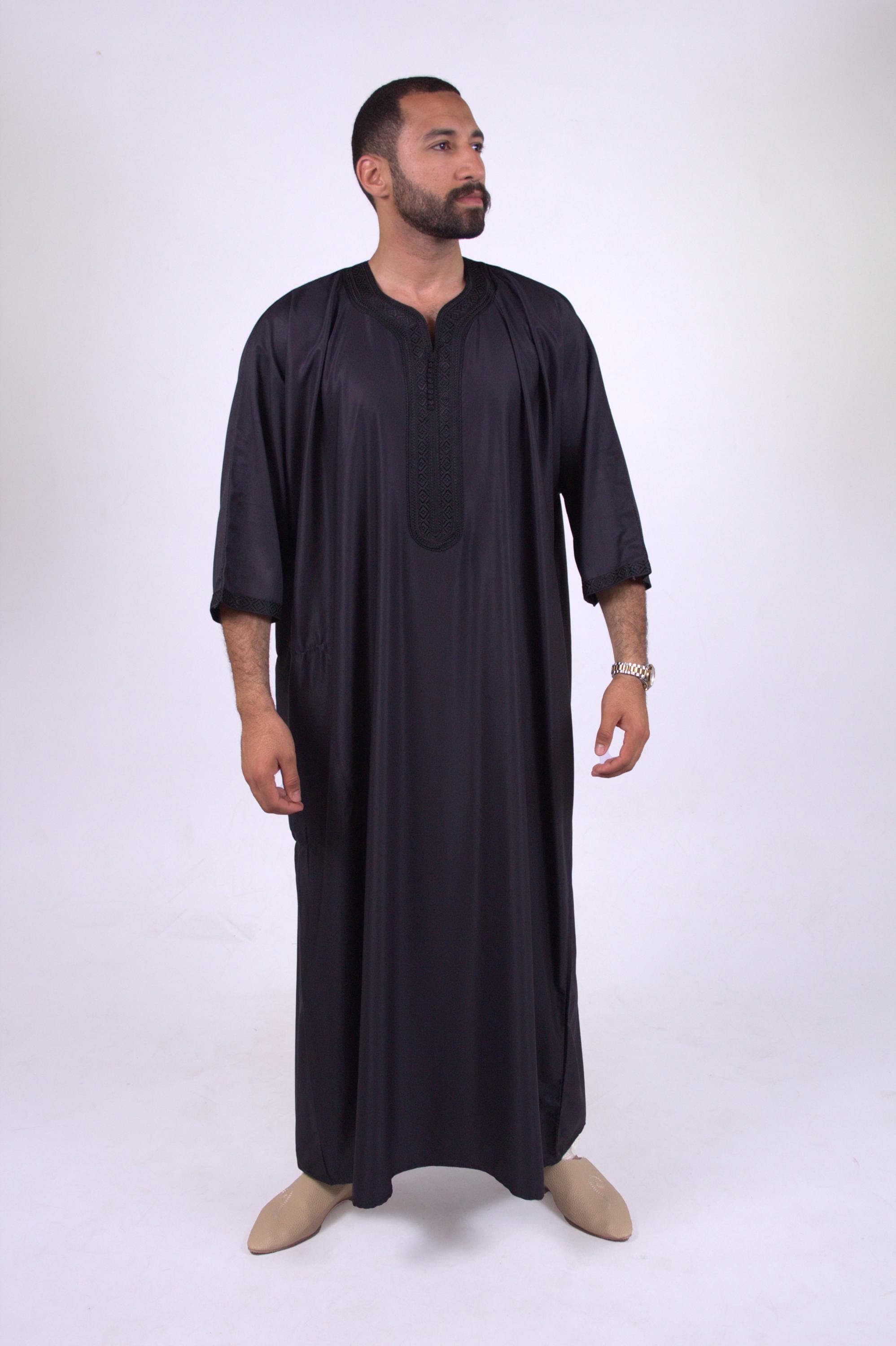 Premium Gabardine Moroccan Thobe for Men