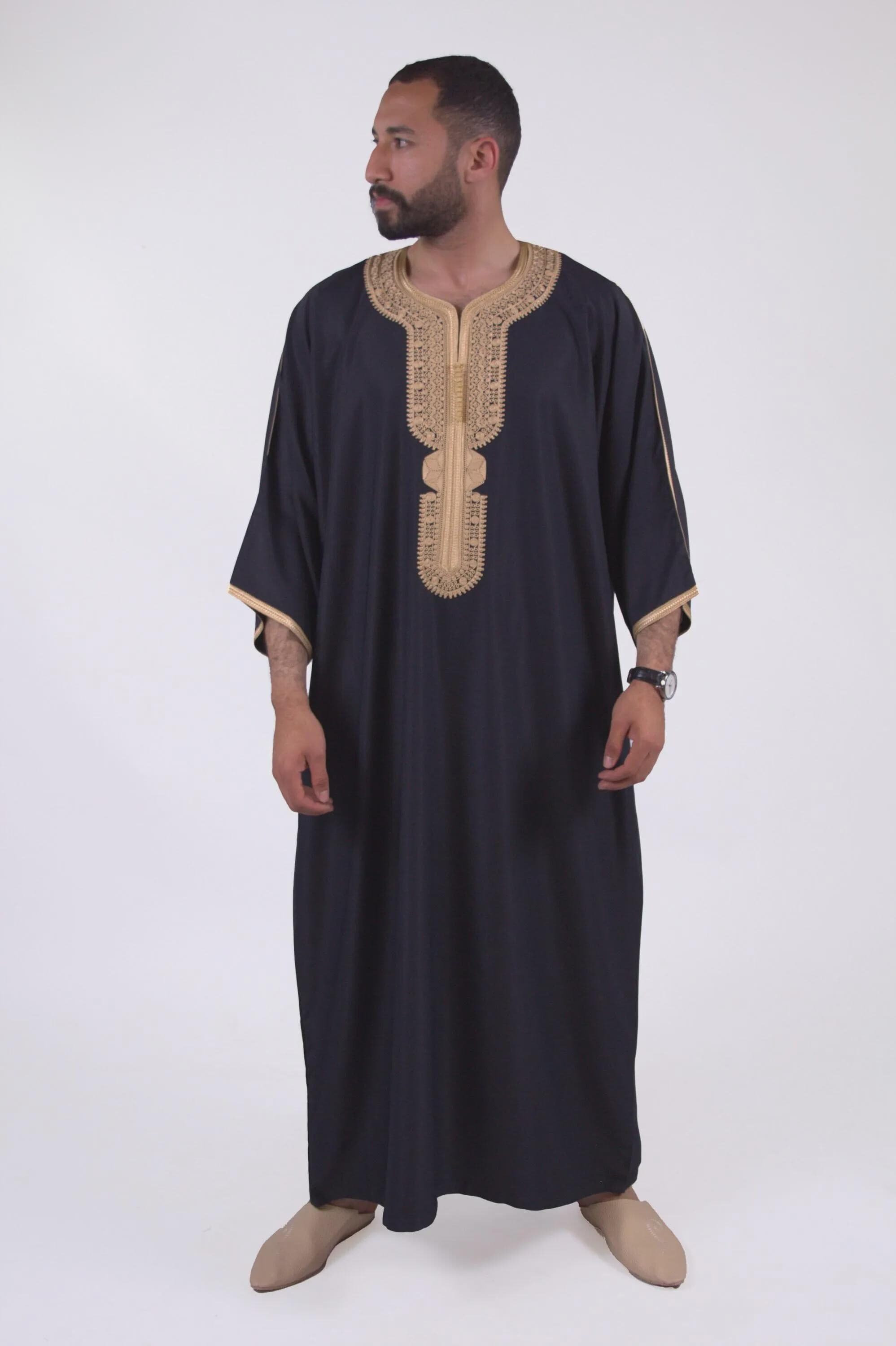 Butterfly Embroidered Gandoura