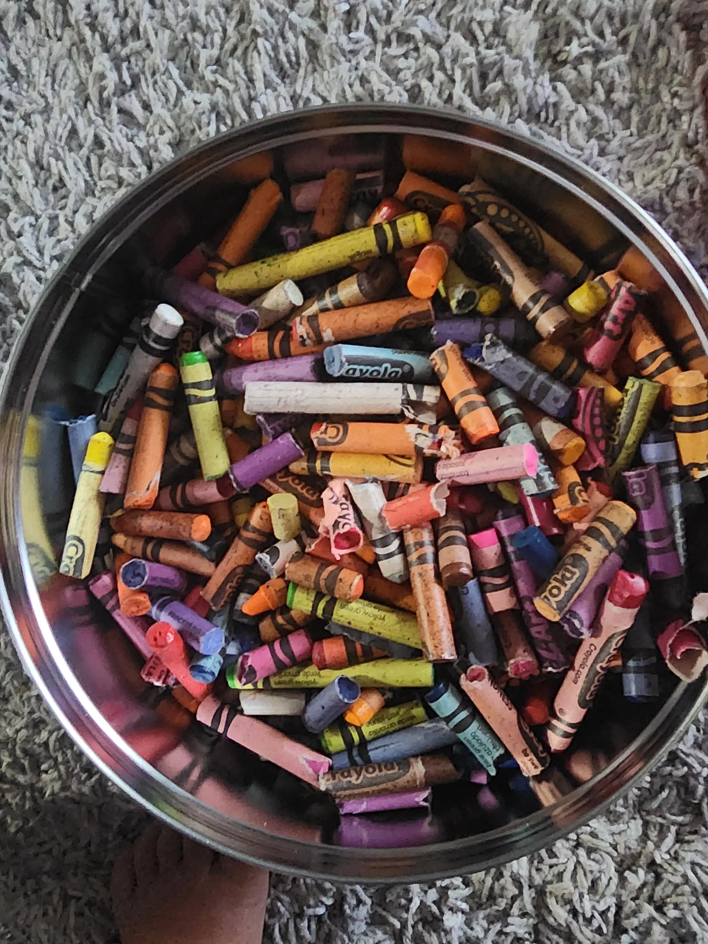Handmade Mini Crayon Mansions – Upcycled Colorful Wax Houses, Unique Gift, , Eco-Friendly Art, Montessori, recycled, party favor set of 2 - image 5